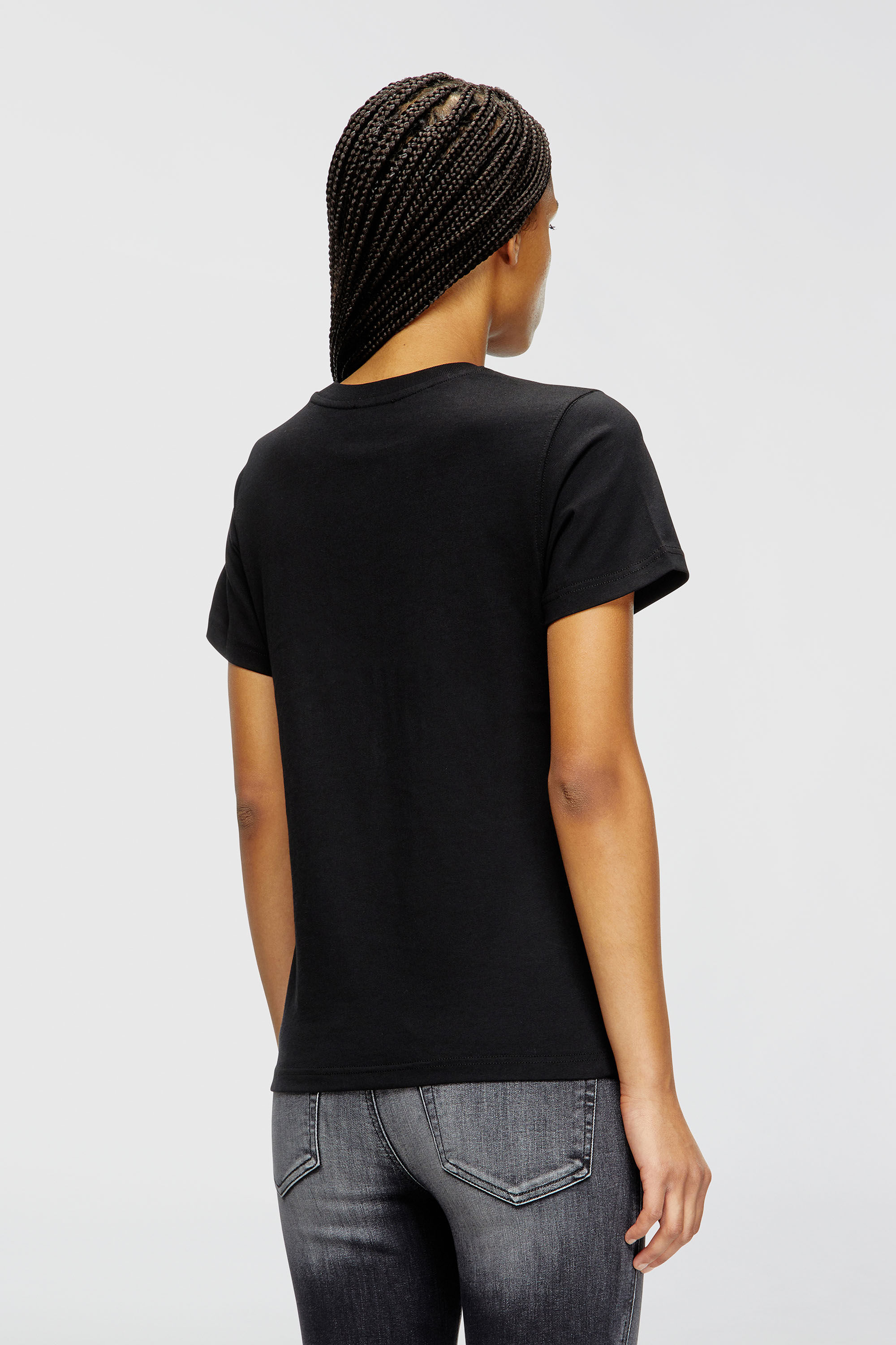 T-REGS-OD-Q1 Tシャツ｜ブラック｜ウィメンズ｜DIESEL