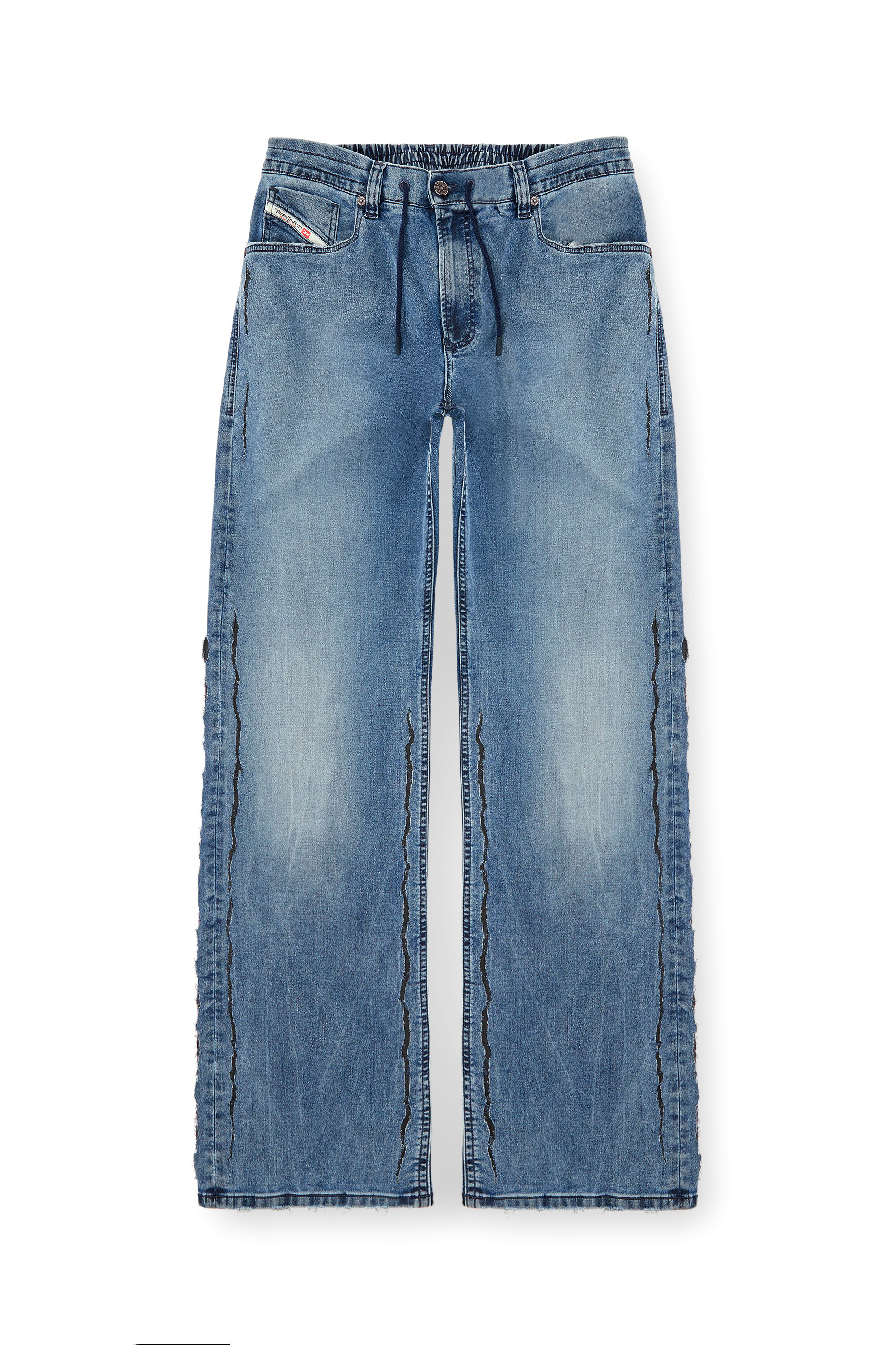 Diesel - Male's Relaxed 2080 D-Reel Joggjeans® 09K64, ミディアムブルー - 2