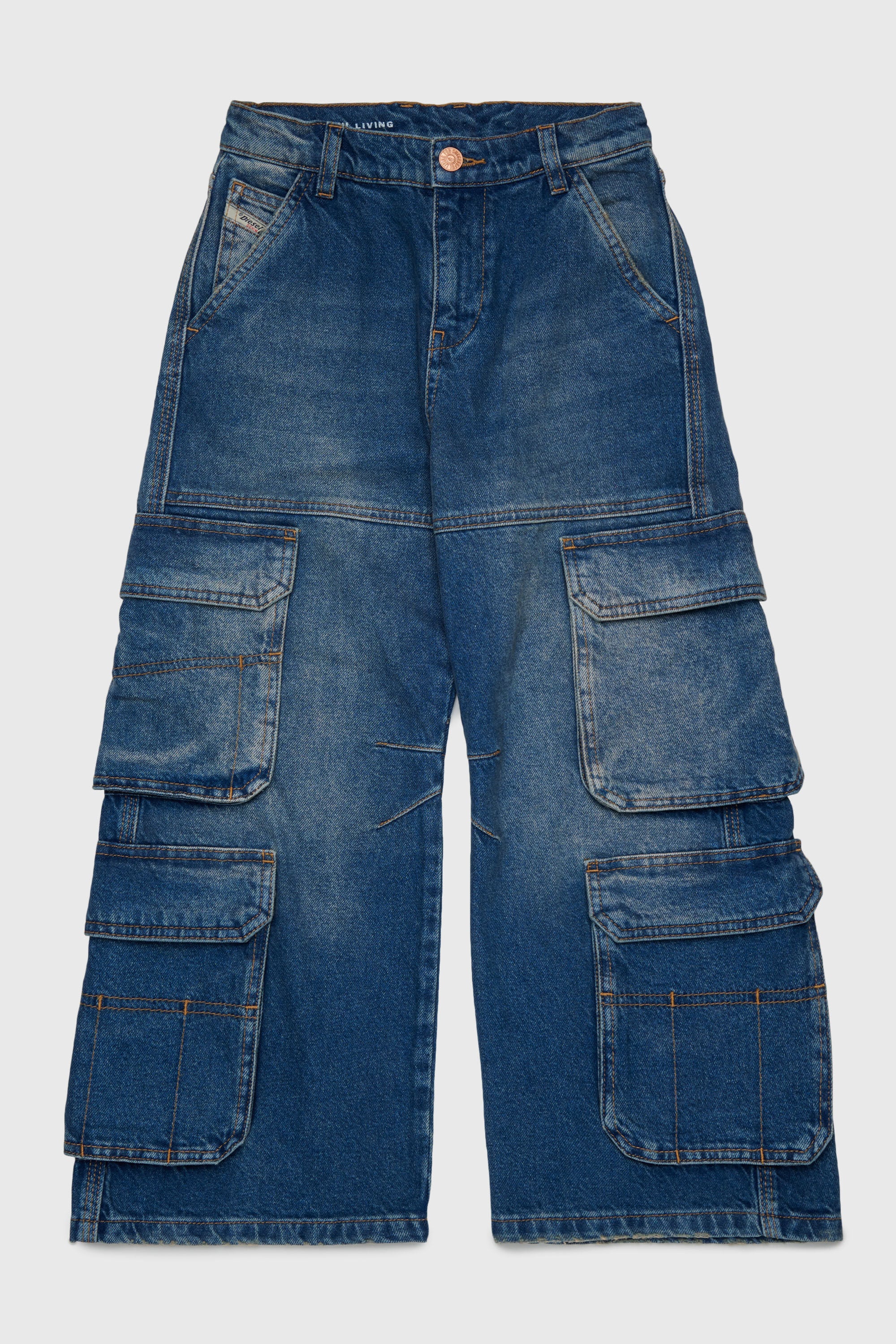 Diesel - Female's D-ARGJX-CARGO-S-J, ミディアムブルー - 1