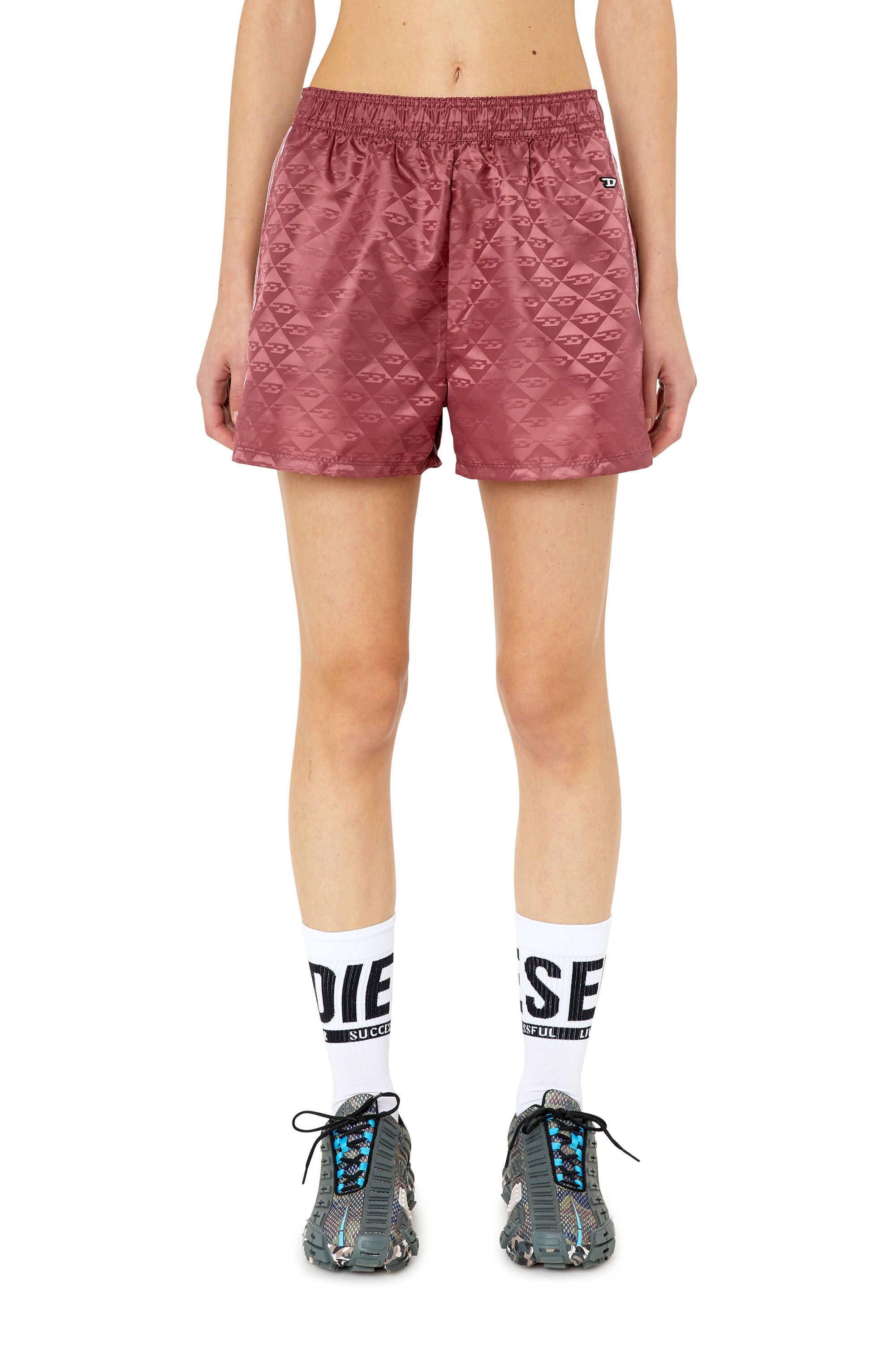 Diesel - AWWB-CYNDEE-HT26, Female's ショートパンツ スポーツ in ブラウン - 3
