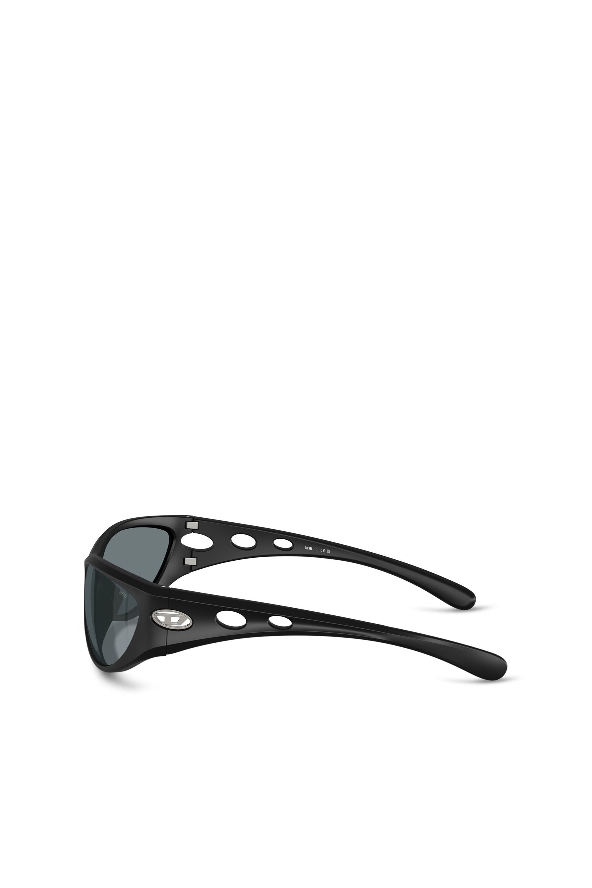 Diesel - 0DL3004U, Unisex's Cat-eye style sunglasses in ブラック - 2