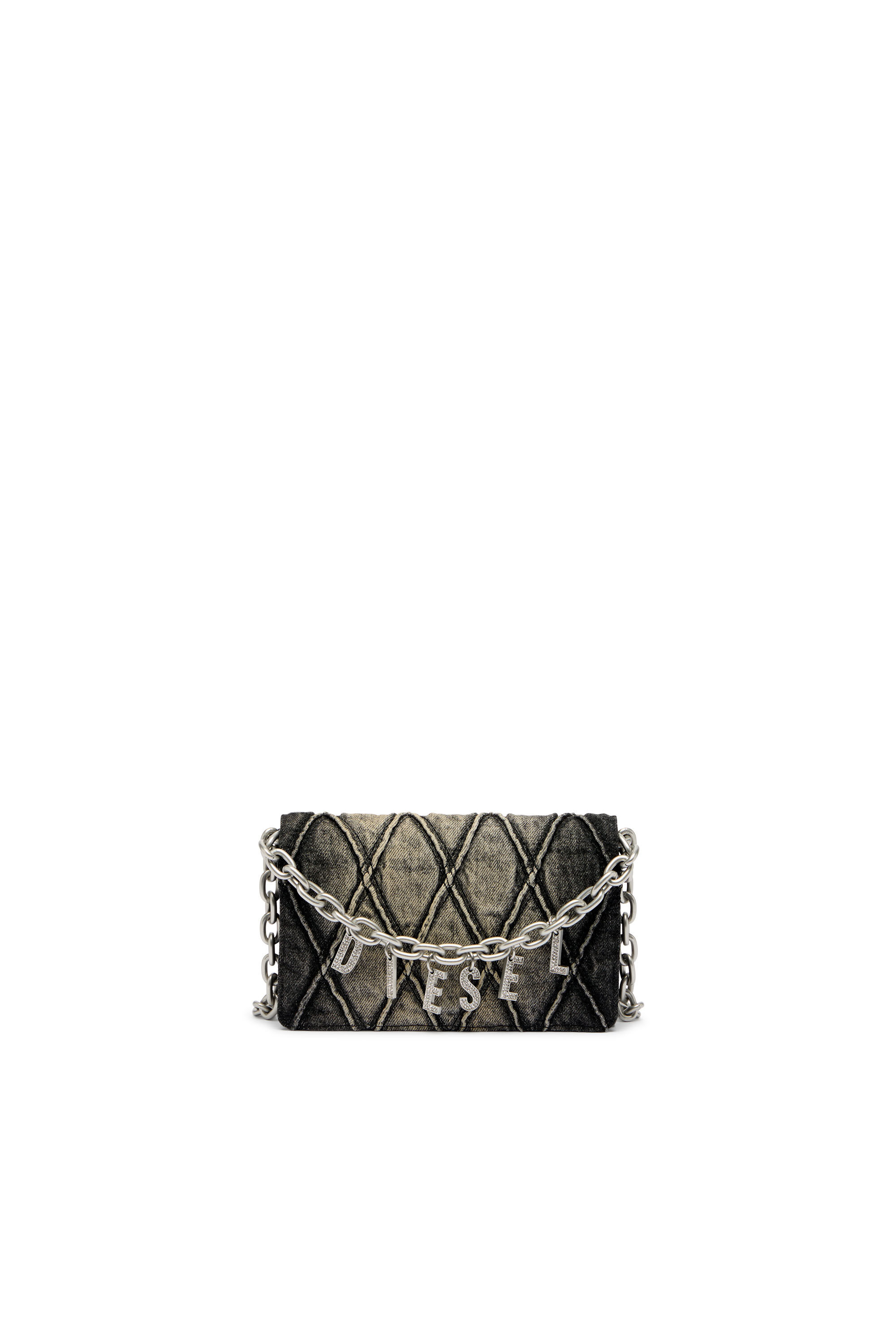 ウォレットバッグ CHARM-D WALLET STRAP ウォレットバッグ｜ブラック｜ウィメンズ｜DIESEL
