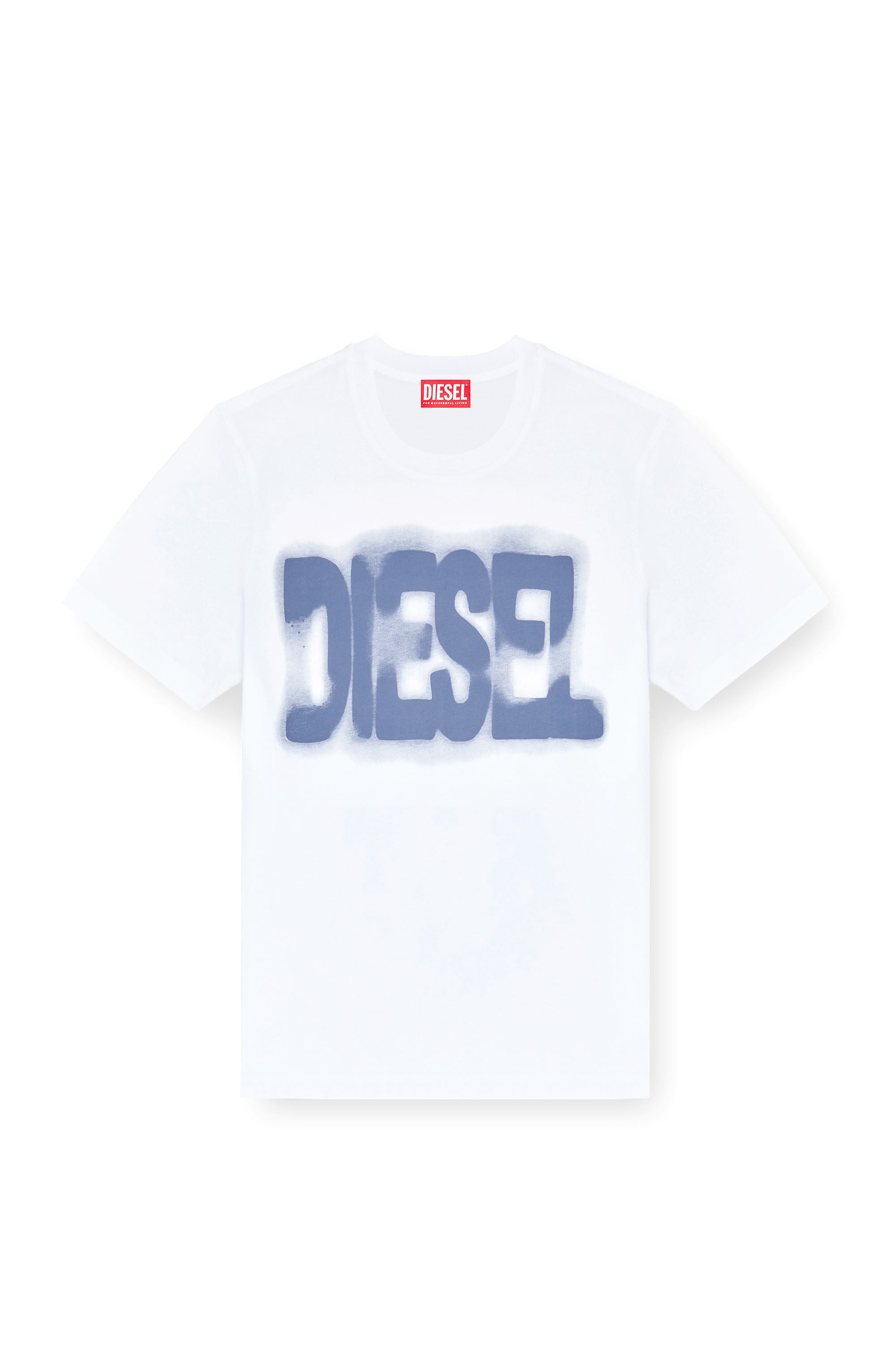 Diesel - T-ADJUST-AA6, Male's Tシャツ in ホワイト - 2