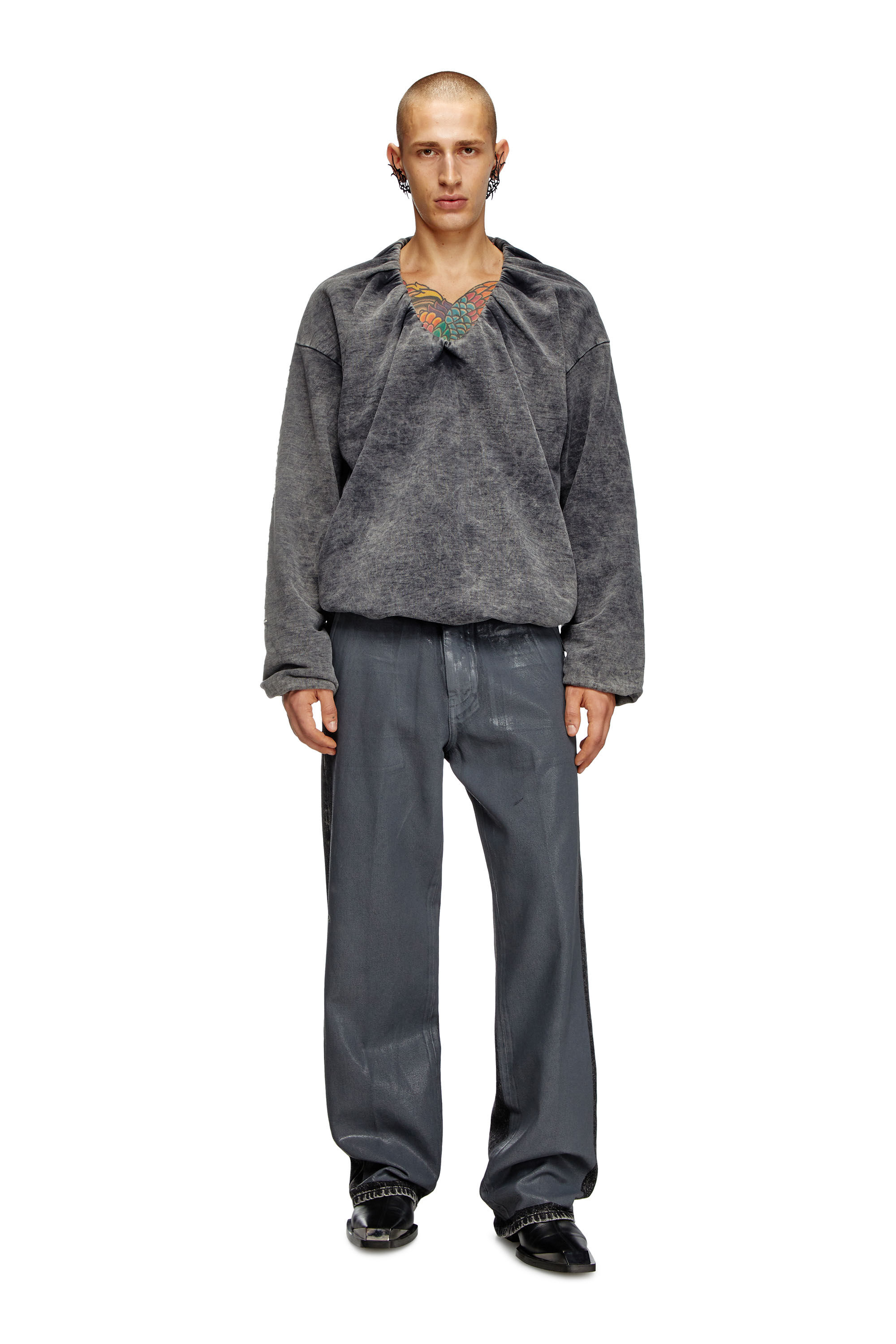 Diesel - Male's Regular Jeans D-Phant-chino 007AP, グレー - 1