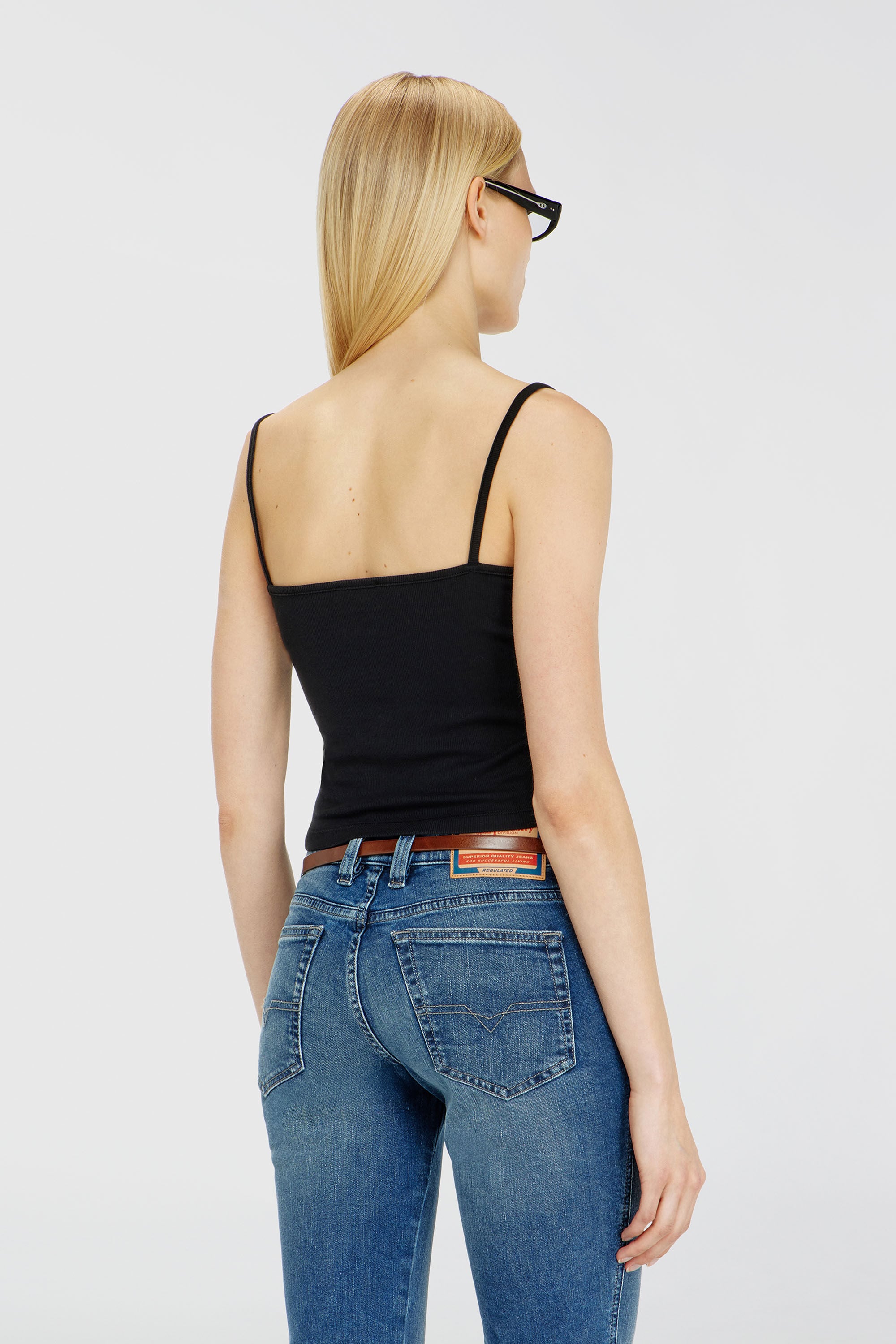 Diesel - T-HUPY-OD, Female's キャミソールトップ in ブラック - 4