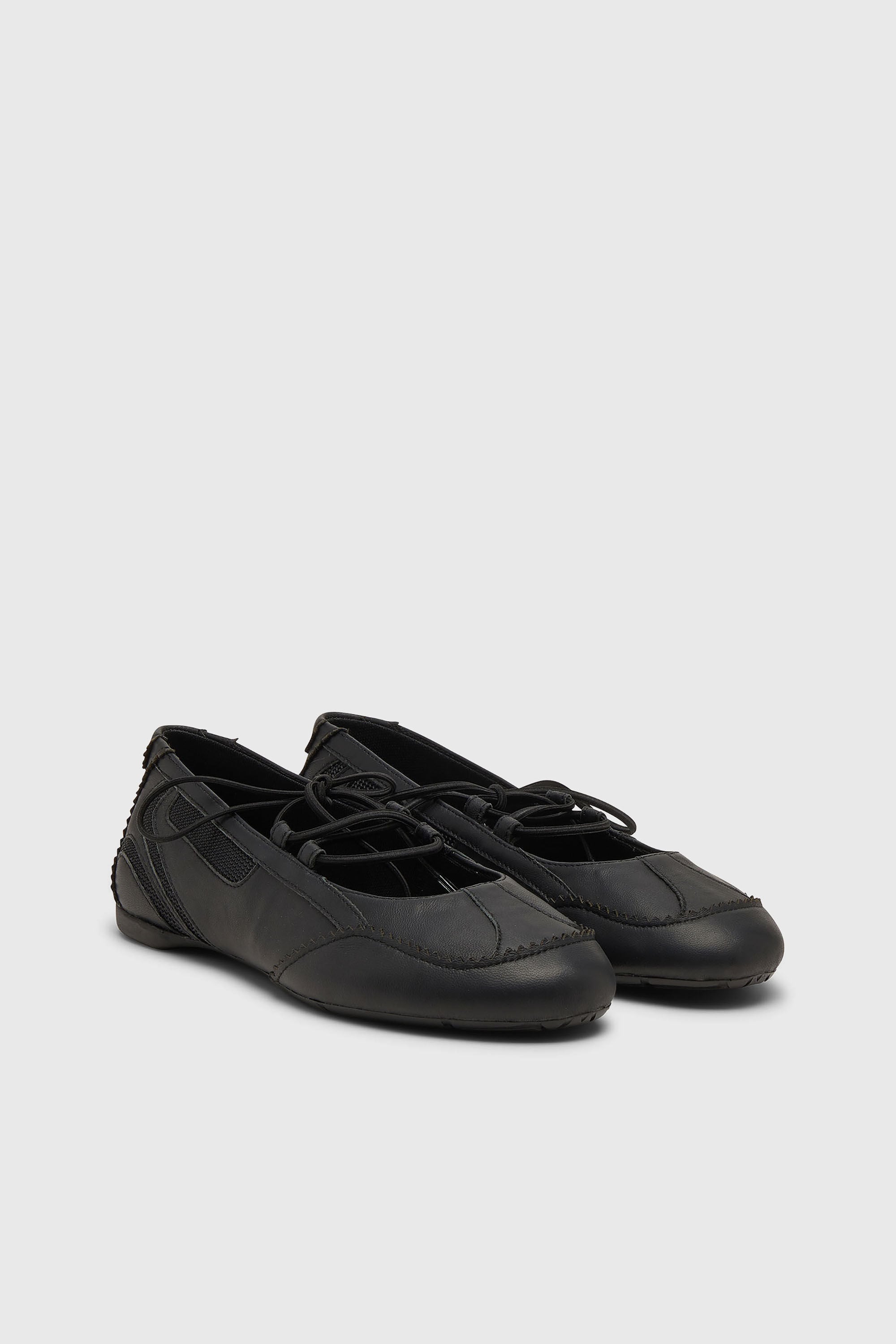 Diesel - D-MILE BALLERINA LACE UP W, Female's レースアップスニーカー in ブラック - 2