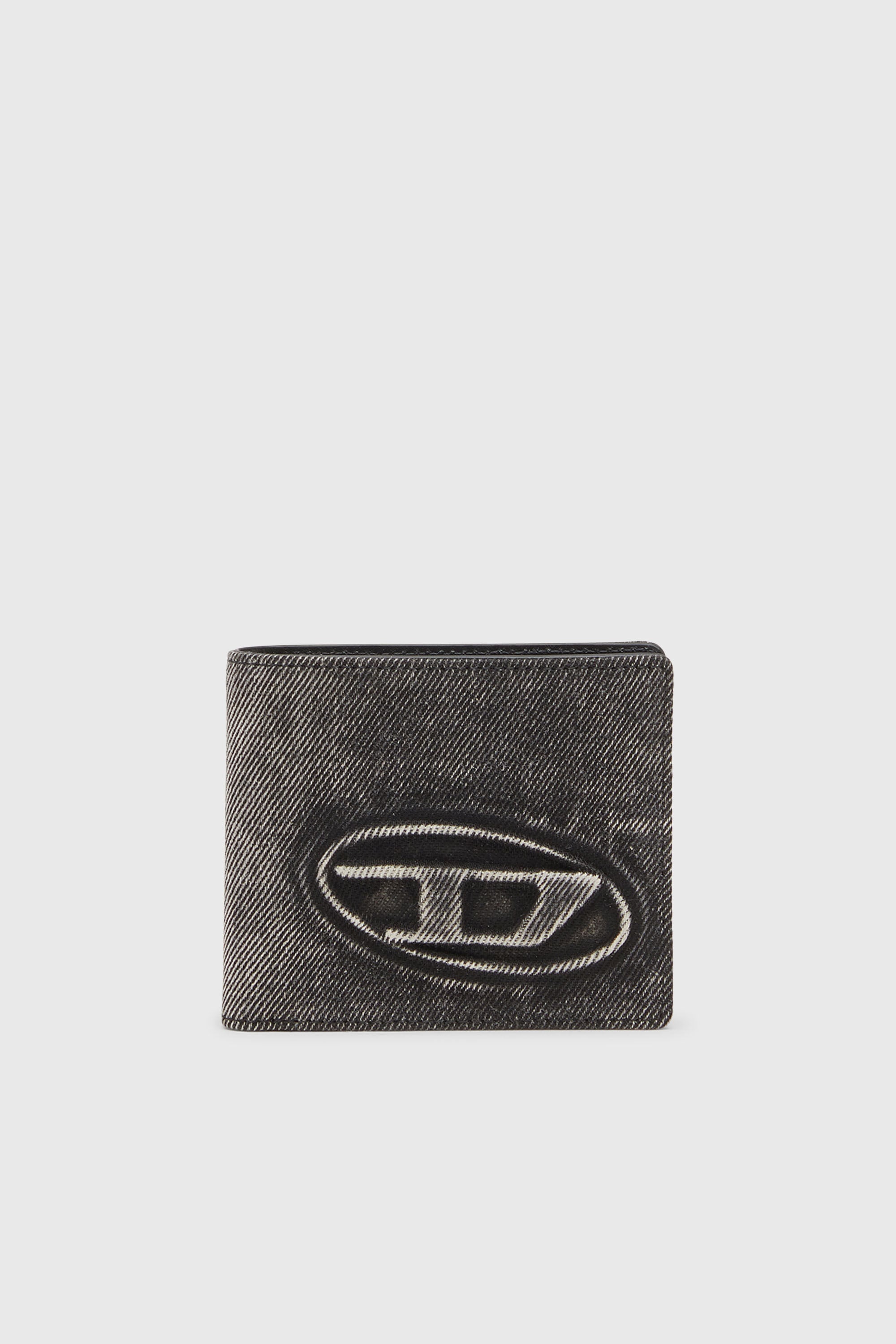 Diesel - 1DR BI FOLD COIN S 3D, Unisex's 二つ折りウォレット in ダークグレー - 1