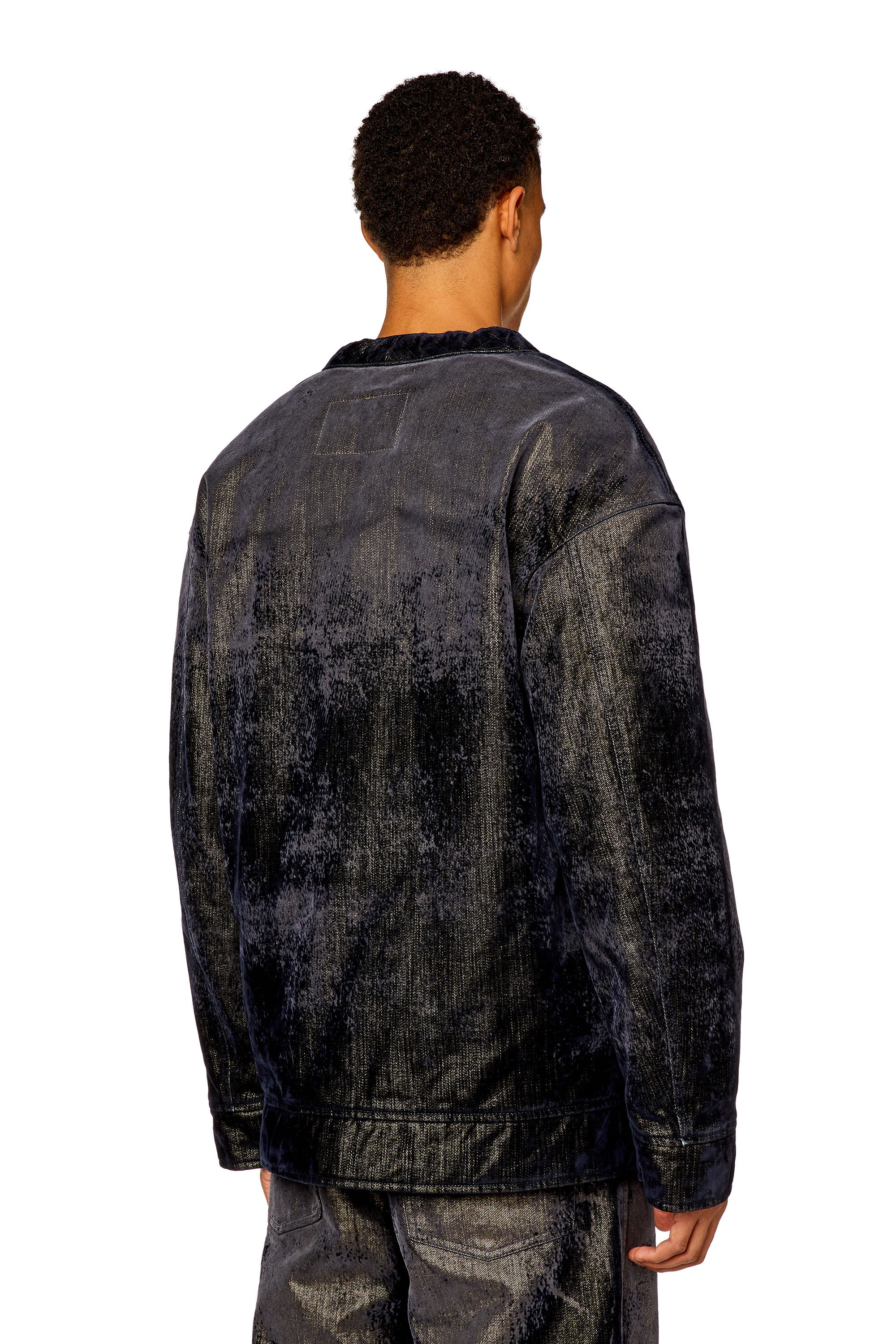 D-CONF-S Jacket in shimmery denim｜マルチカラー｜メンズ｜DIESEL