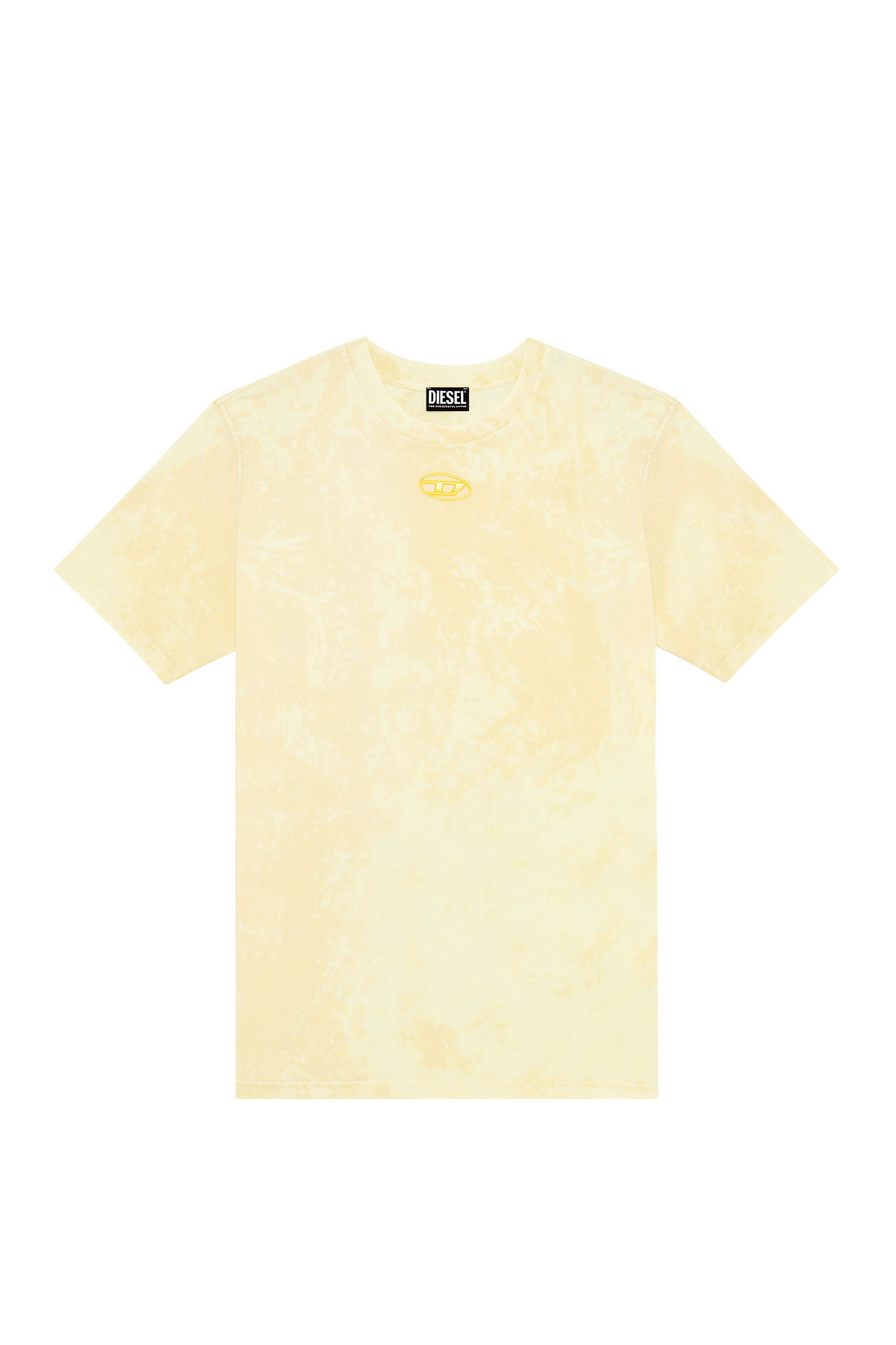 Diesel - T-JUST-G1, Male's Ｔシャツ オーバルロゴ レギュラーフィット in Yellow - 2