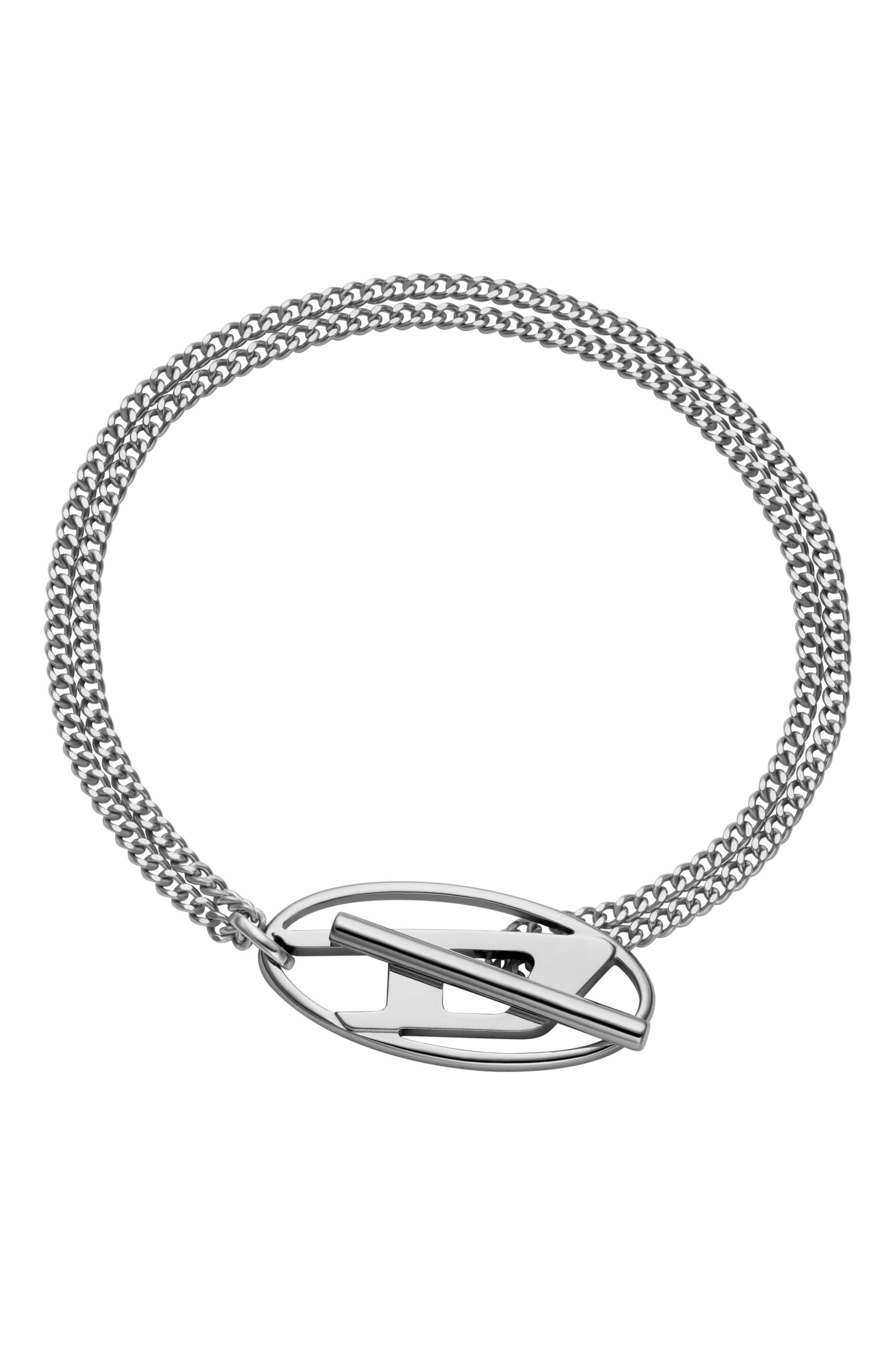 Diesel - DX1535040, Unisex's Stainless Steel Chain Bracelet in シルバー - 1