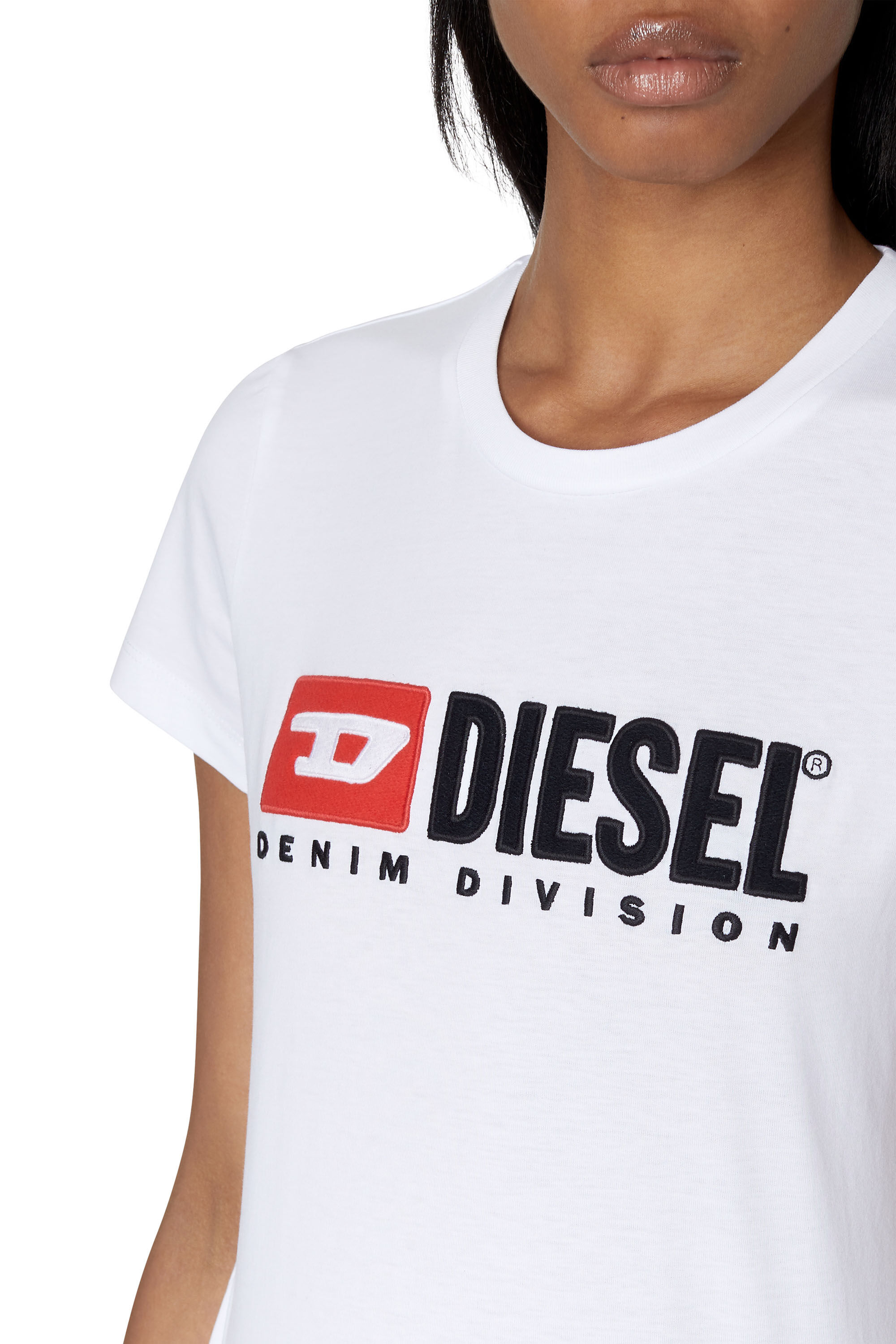 Diesel - T-SLI-DIV, Female's 半袖 Tシャツ in ホワイト - 5