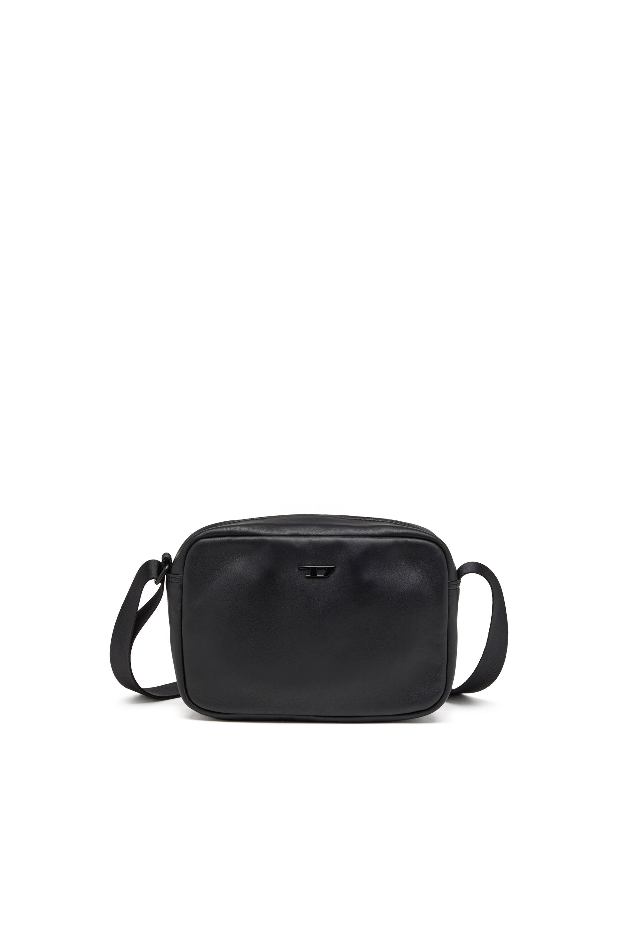 Diesel - RAVE CAMERA BAG X, Male's Rave-Camera bag in nappa leather in ブラック - 2