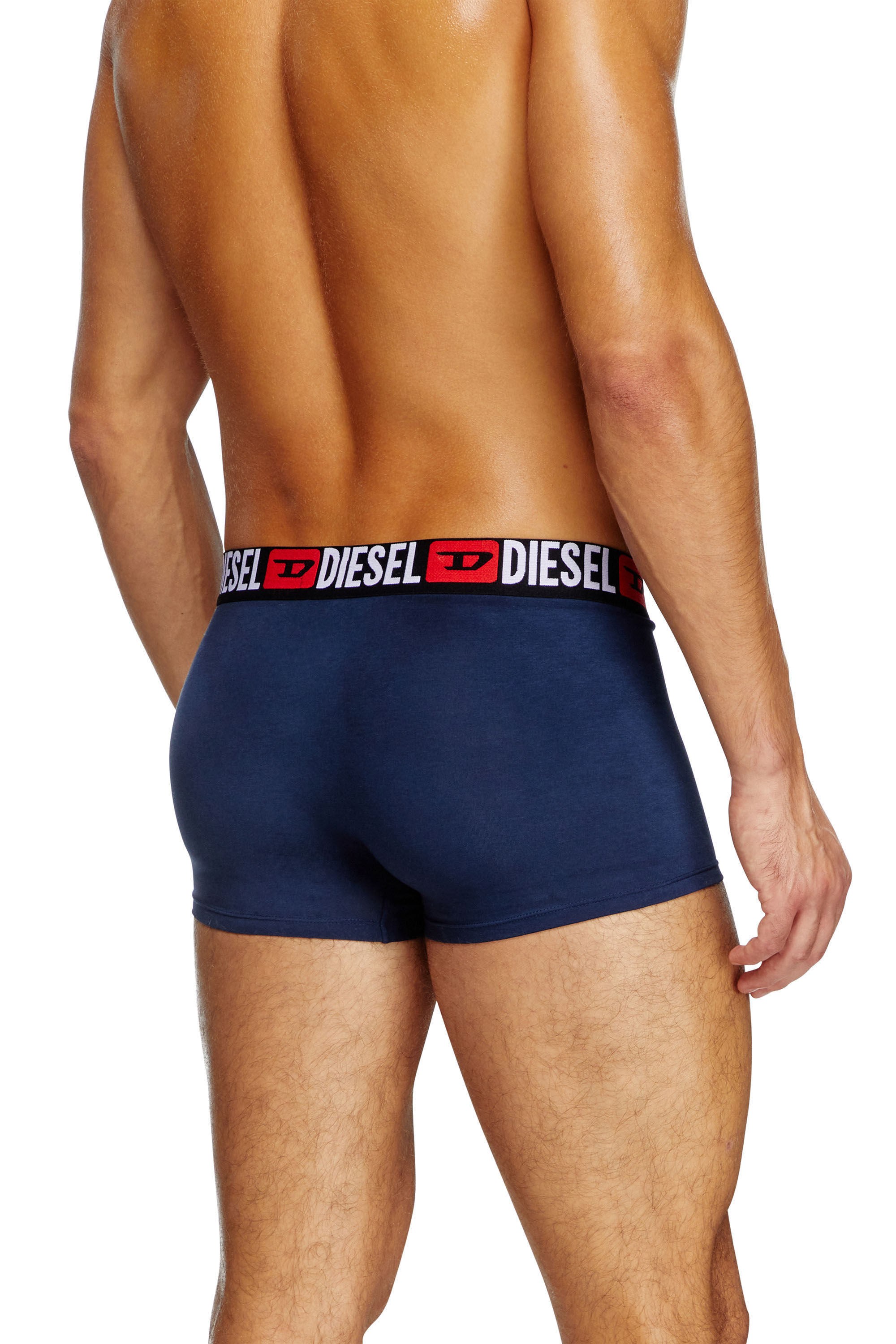 Diesel - DAMIEN, Male's Stretch cotton boxer briefs in ブルー - 4