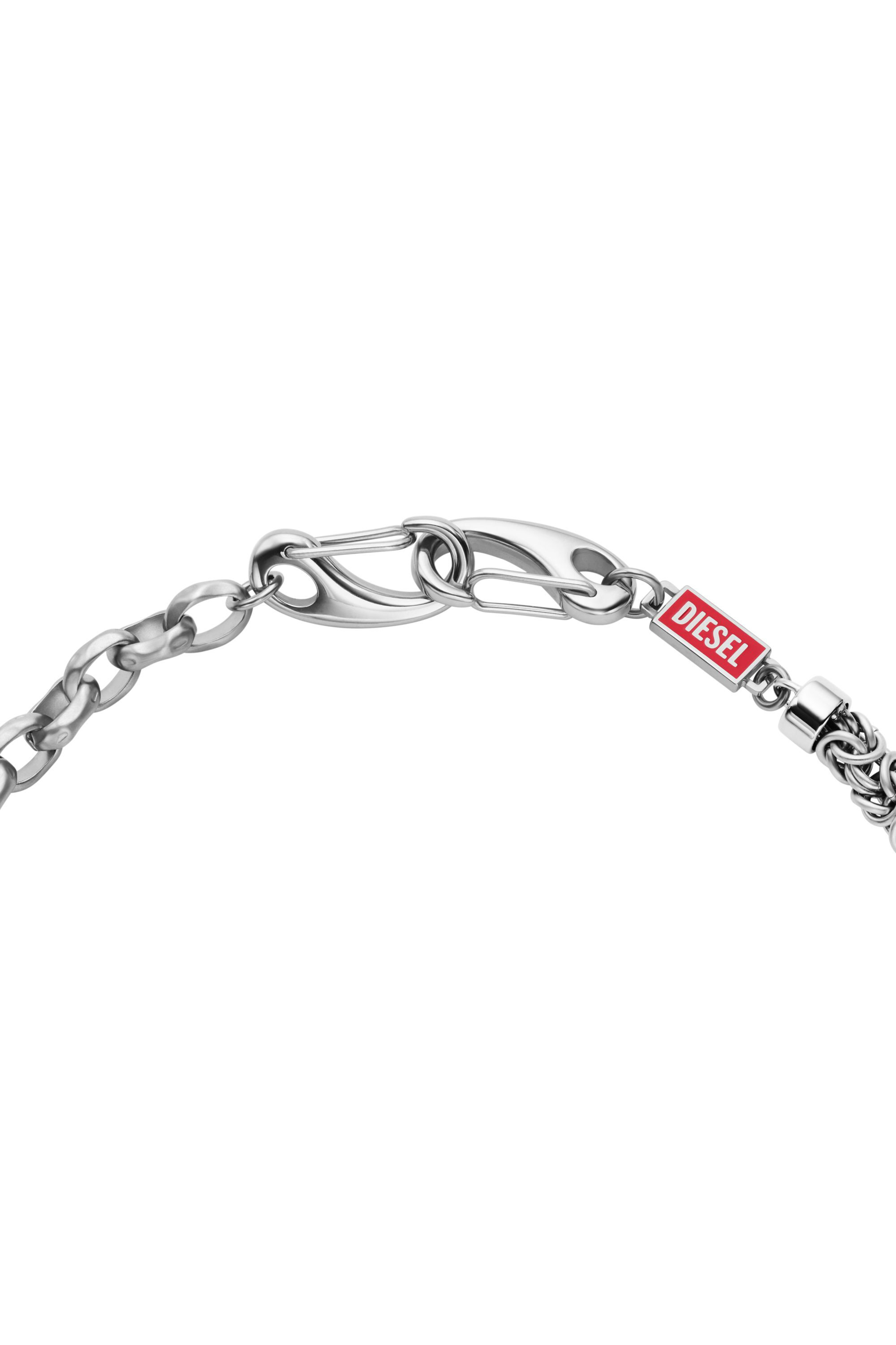 Diesel - DX1694040 JEWELLERY, Unisex's Stainless steel multi-wear chain in シルバー - 2