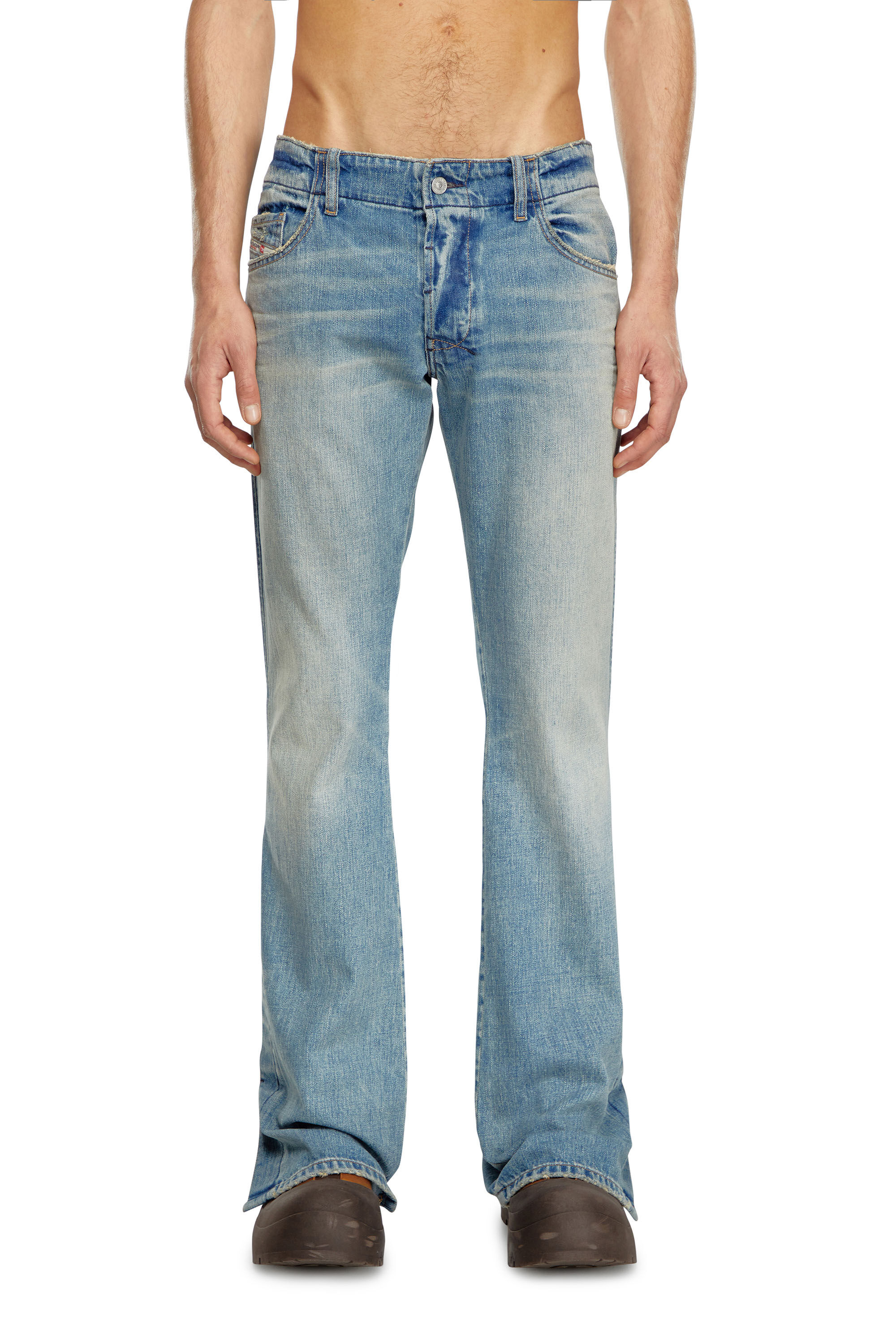 Diesel - Male's Bootcut Jeans D-Backler 0GRDN, ライトブルー - 3