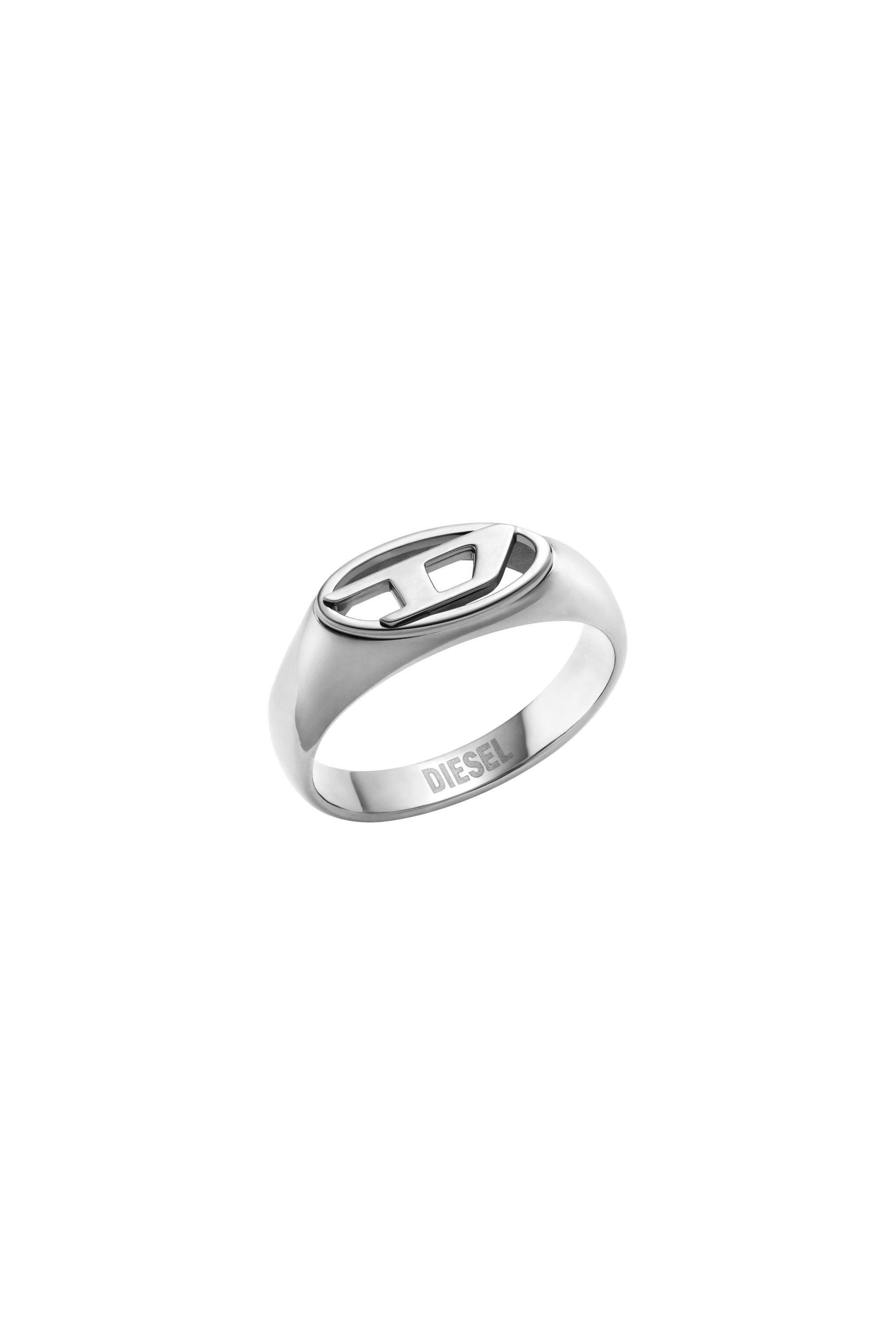 Diesel - DX1587040 JEWEL, Unisex's Stainless Steel Signet Ring in シルバー - 1