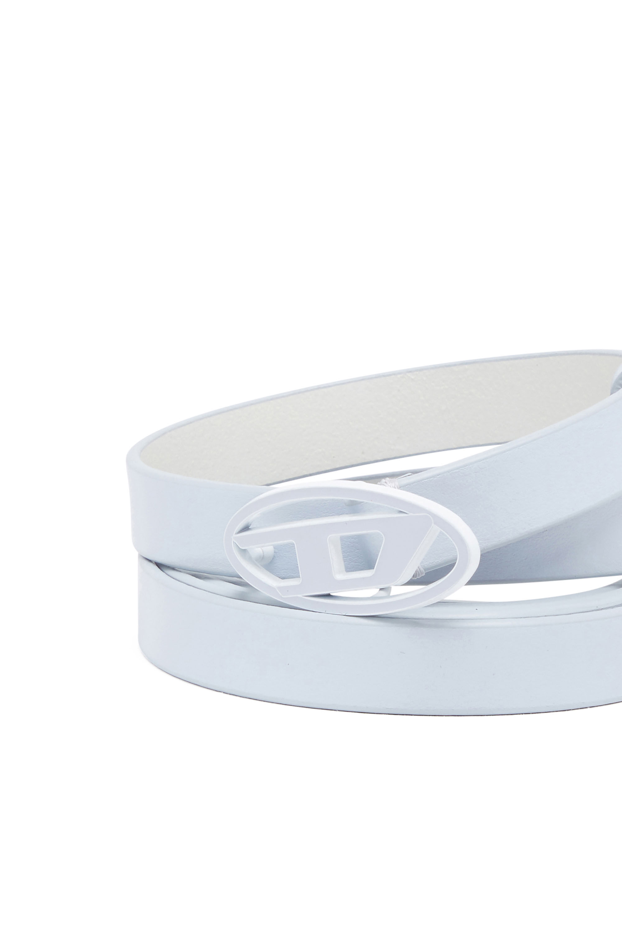 B-1DR 15 DOUBLE Pastel leather double-wrap belt｜ブルー｜ウィメンズ｜DIESEL
