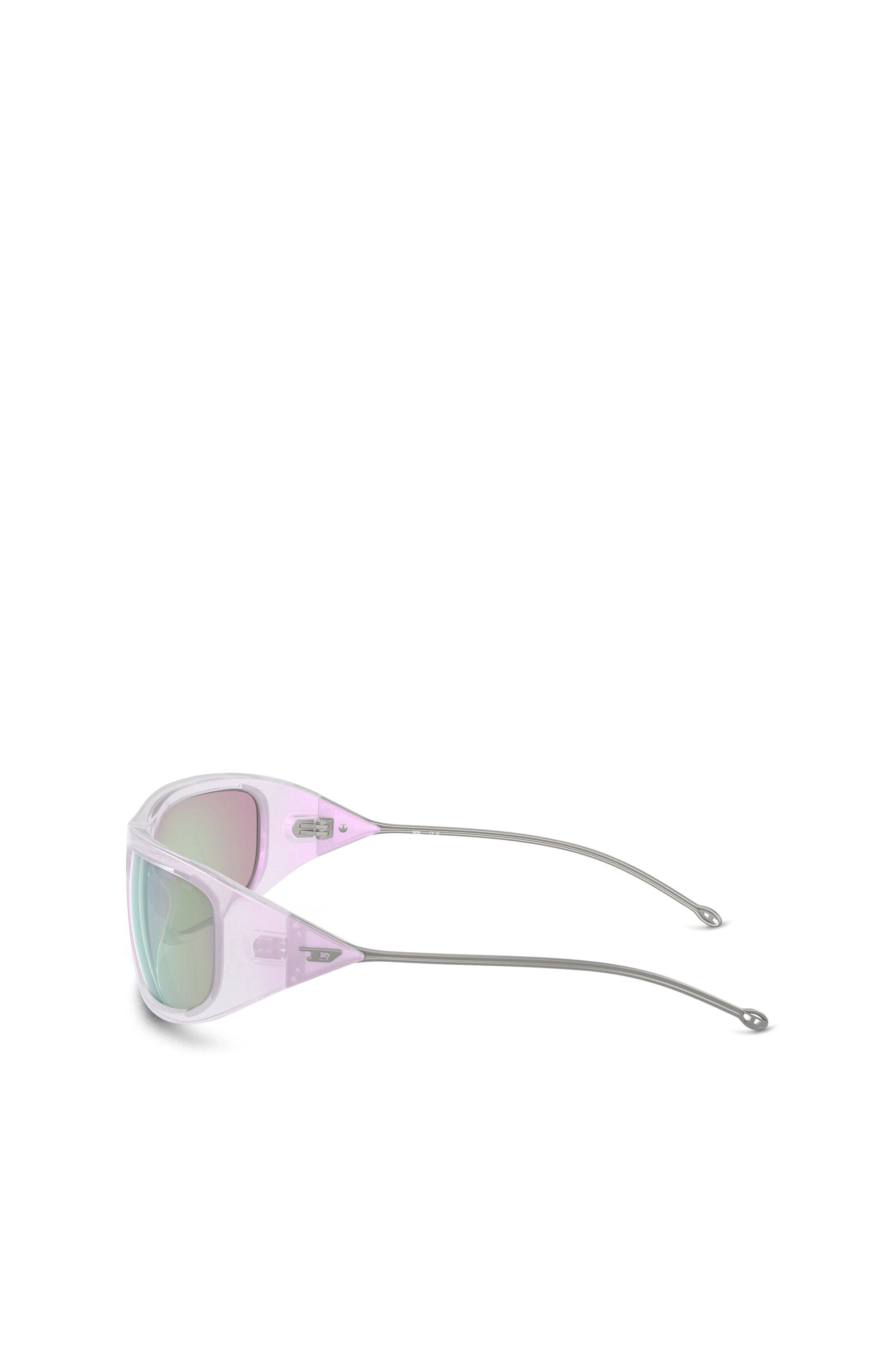 Diesel - 0DL3001 SIZE 61, Unisex's Wraparound style sunglasses in バブル - 2
