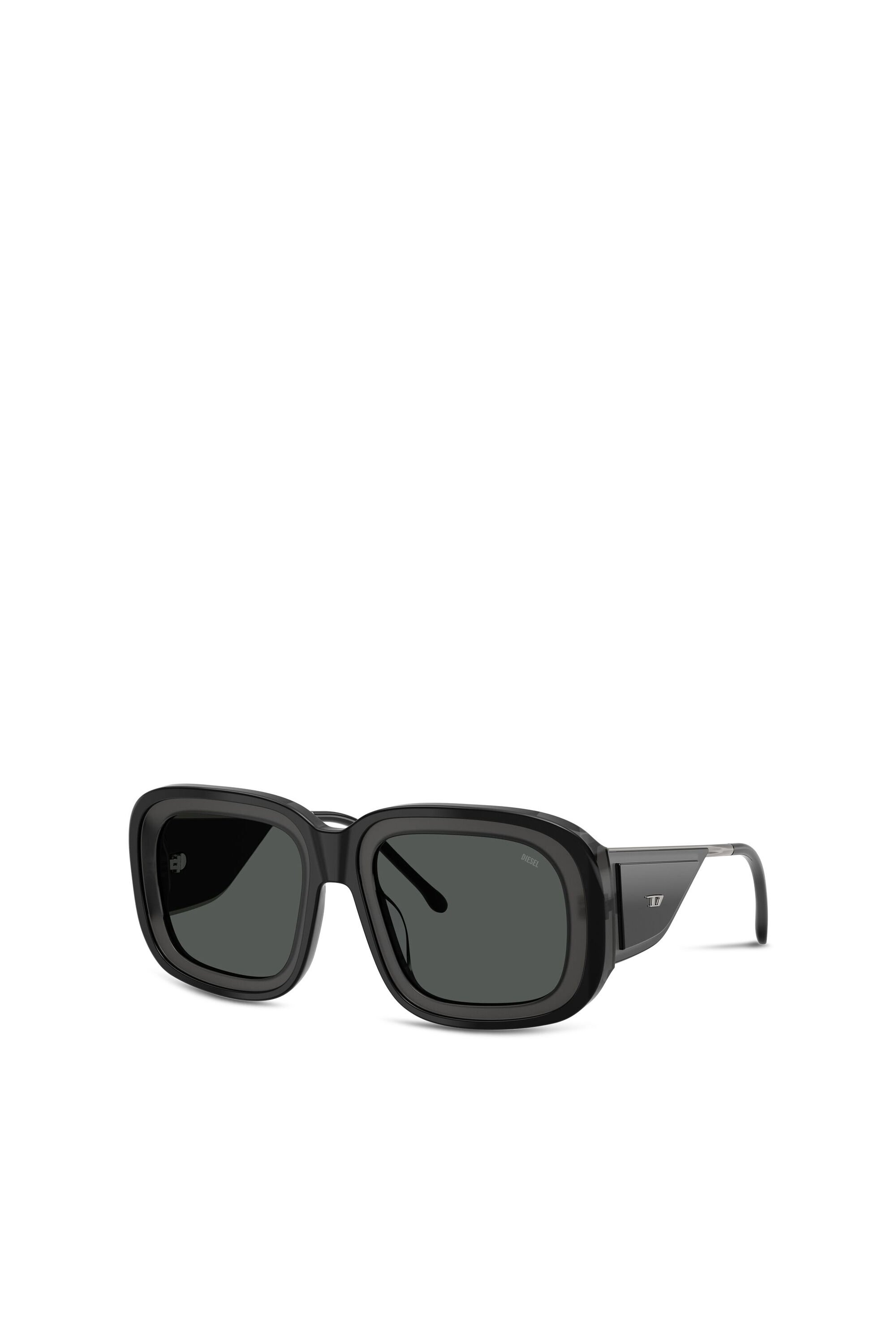 Diesel - 0DL2015U, Unisex's Square sunglasses in ブラック - 4