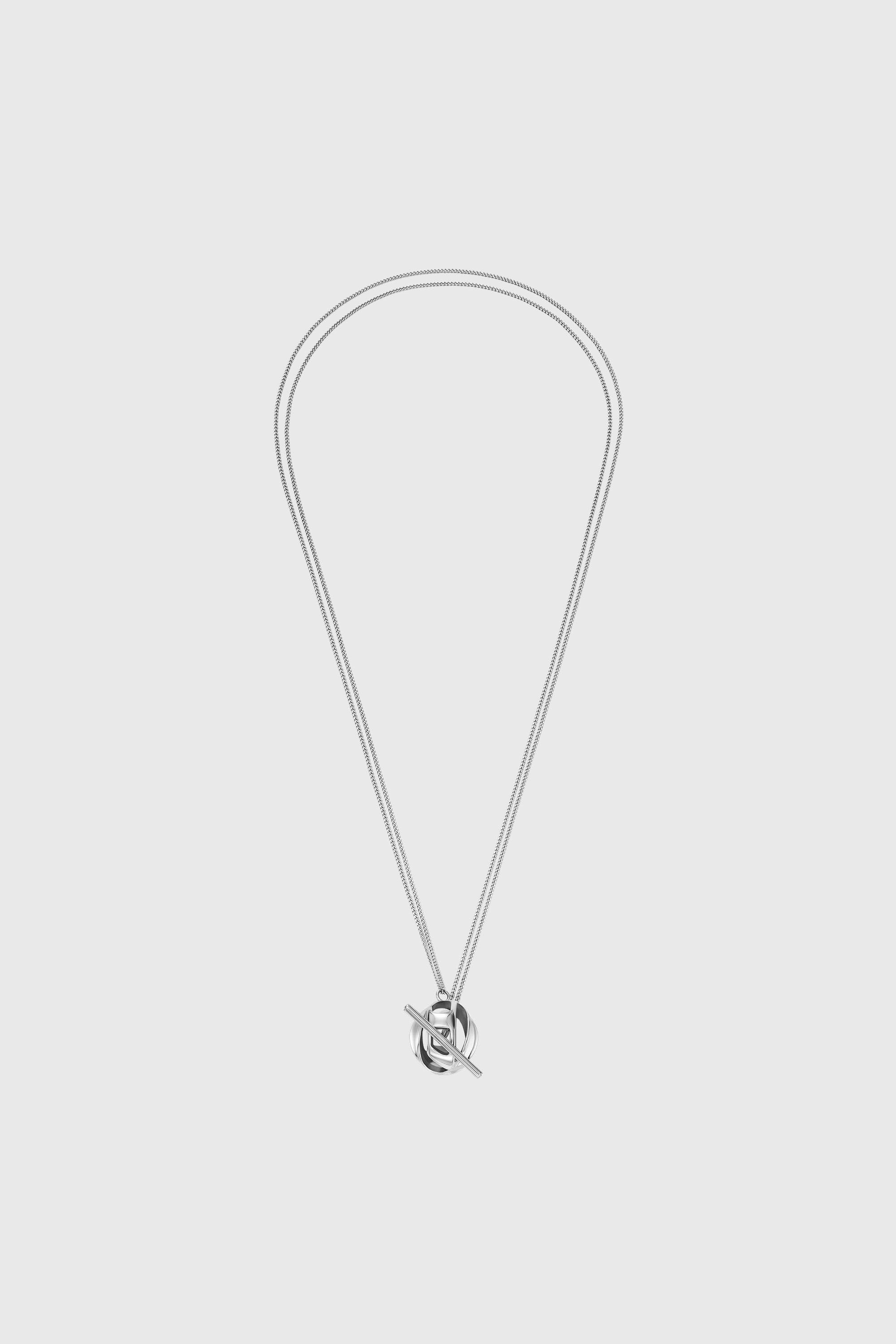 Diesel - DX1716040, Unisex's ネックレス in シルバー - 1