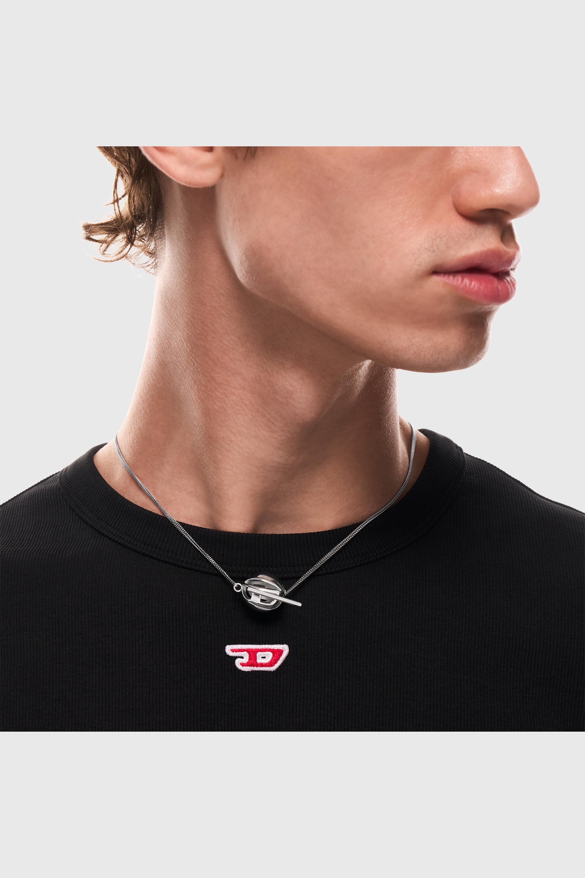 Diesel - DX1716040, Unisex's ネックレス in シルバー - 3