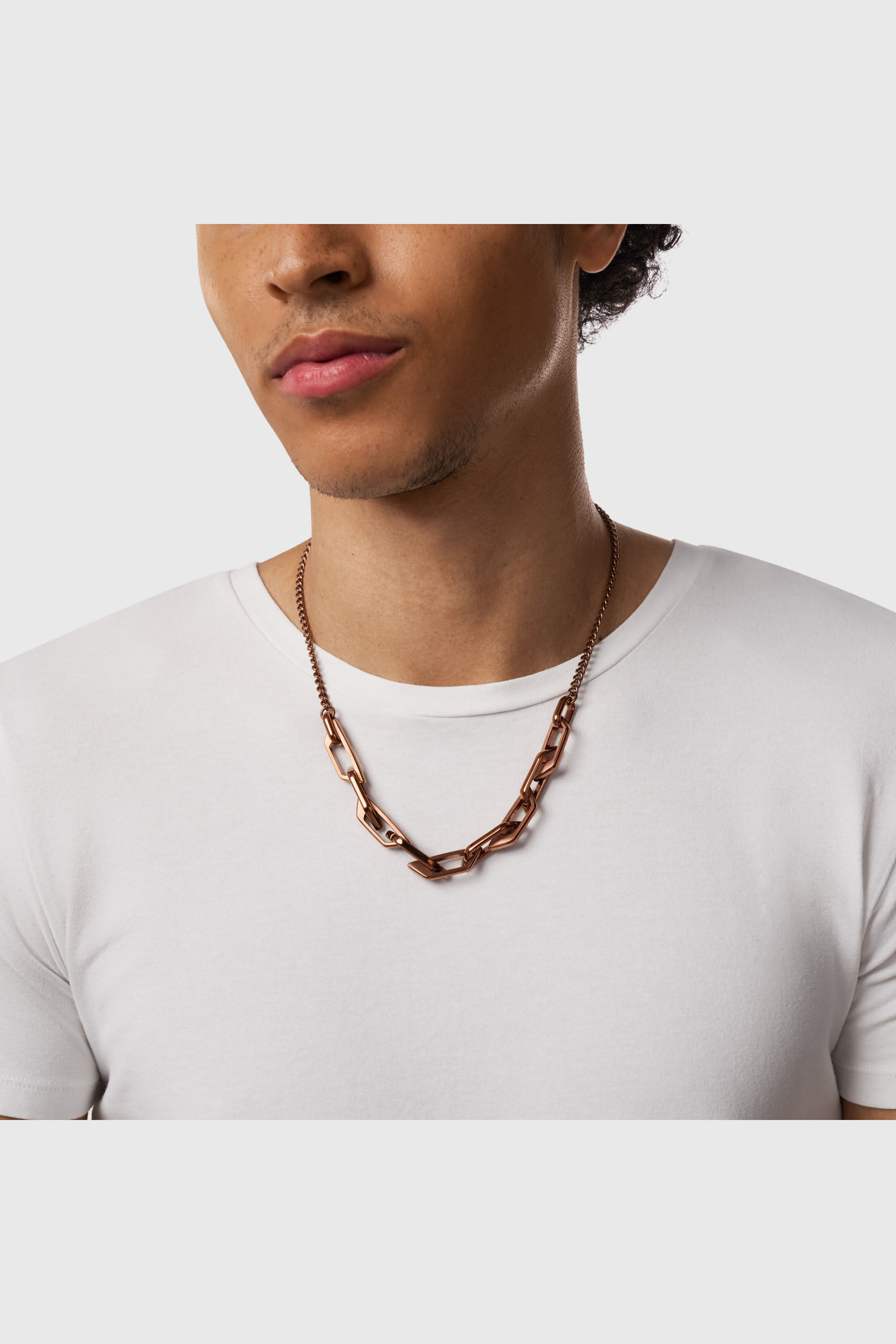 Diesel - DX1646200 JEWELLERY, Unisex's ネックレス in ブロンズ - 4