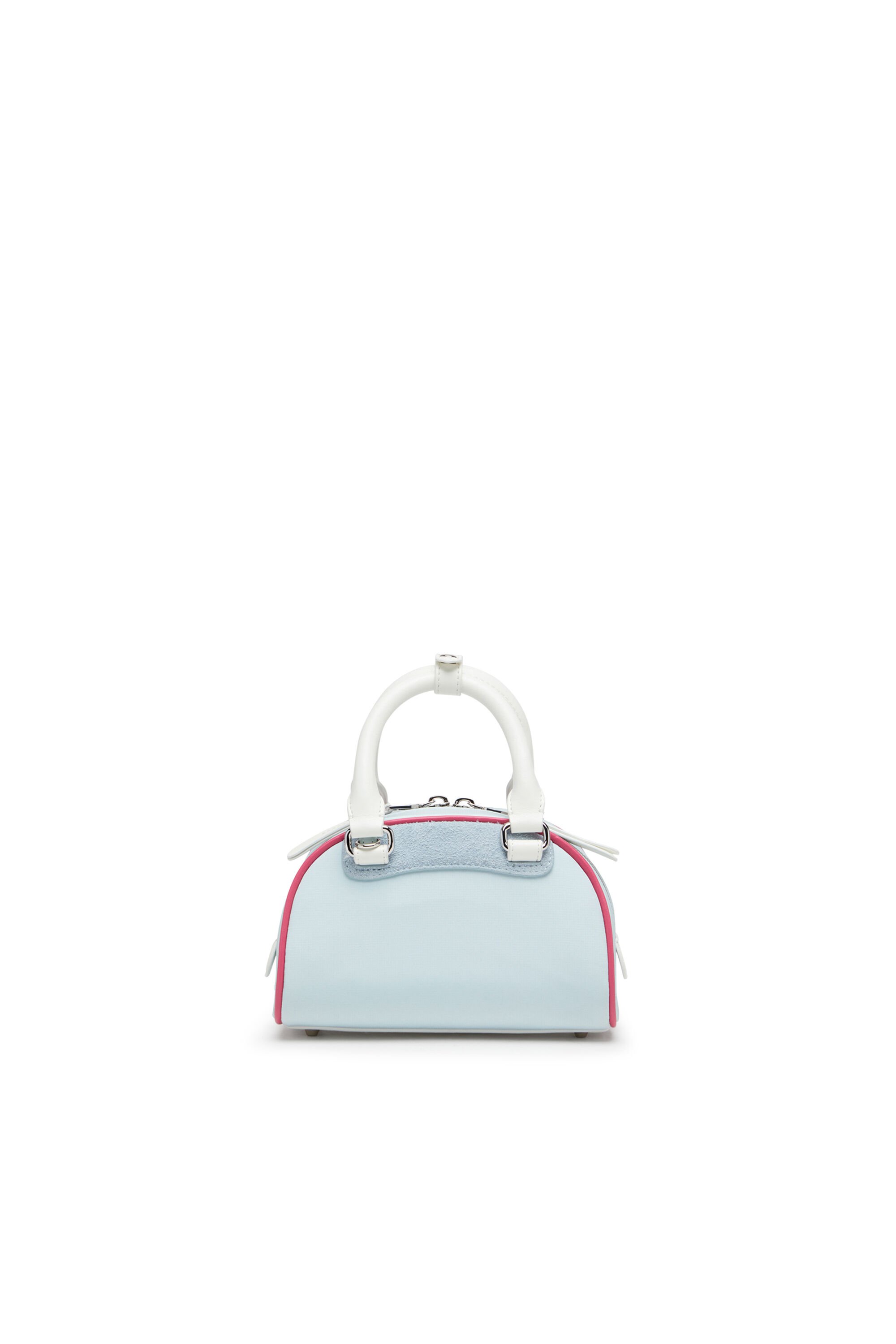 Diesel - 1DR DOME CROSSBODY, Female's Colour-block mini bowling bag in ライトブルー - 2