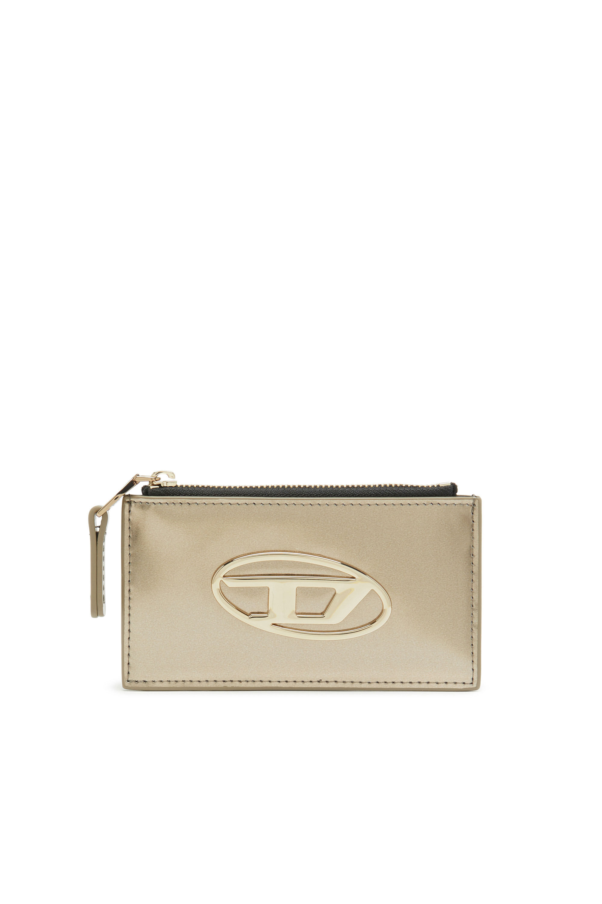 Diesel - CARD HOLDER COIN S, Female's カウレザーカードケース in ブロンズ - 1