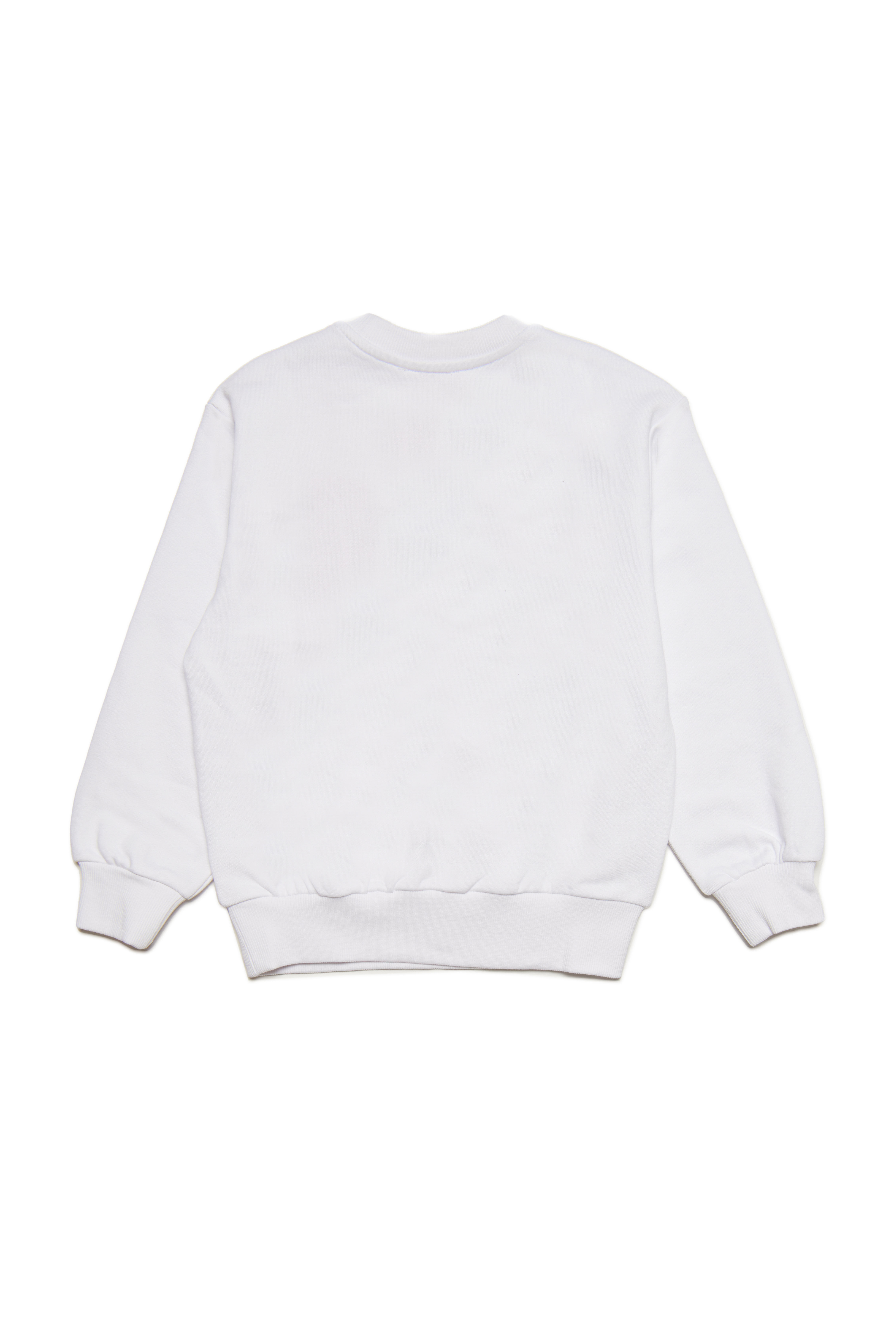 Diesel - SAMOR OVER, Unisex's キッズ クルーネックスウェット ロゴ ハート in ホワイト - 2