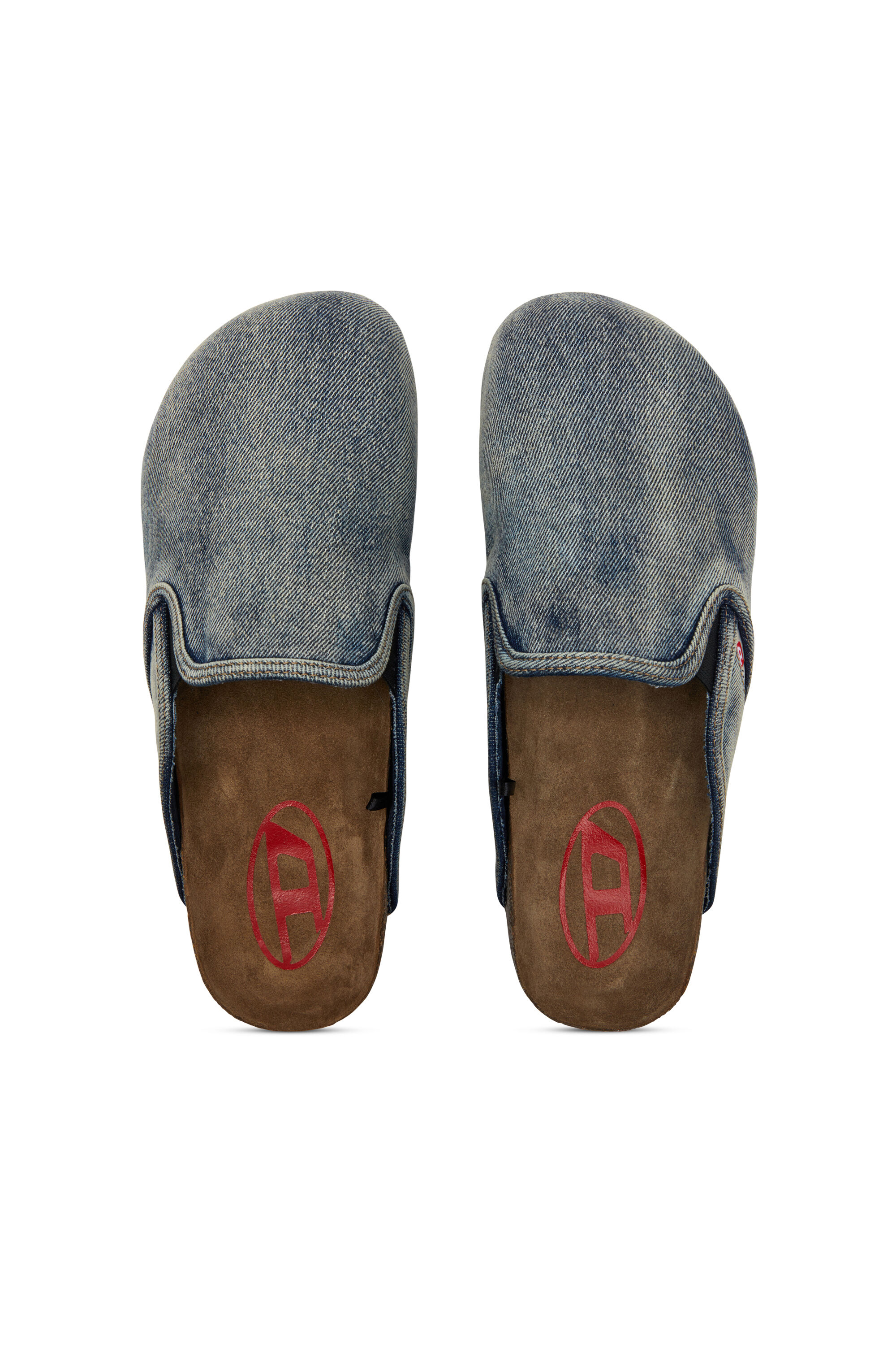 Diesel - D-WOODSTOCK SLIP-ON, Male's D-Woodstock-Denim mules in ダークブルー - 5