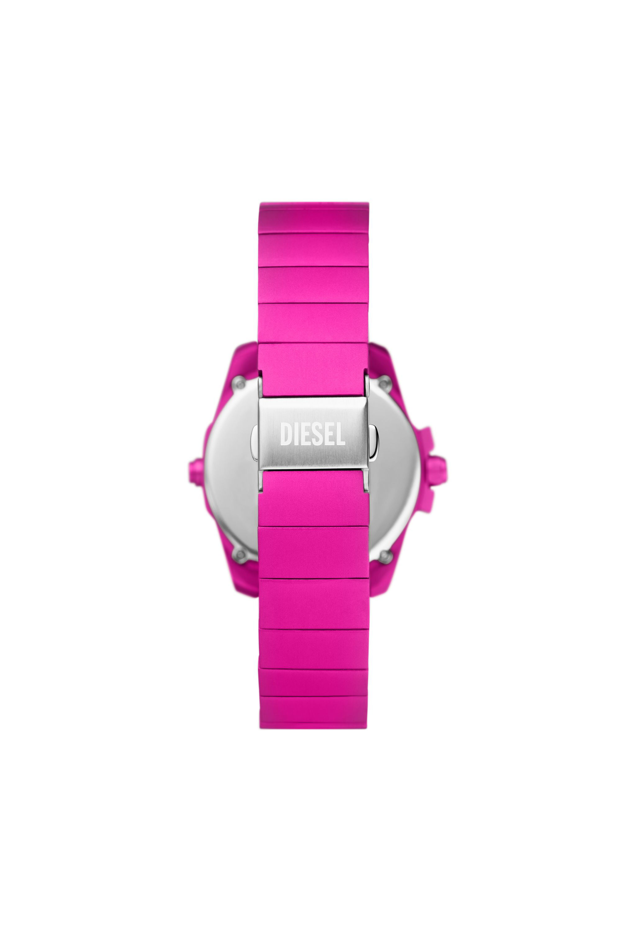Diesel - DZ2206 WATCH, Male's Baby chief digital pink aluminum watch in ホットピンク - 2