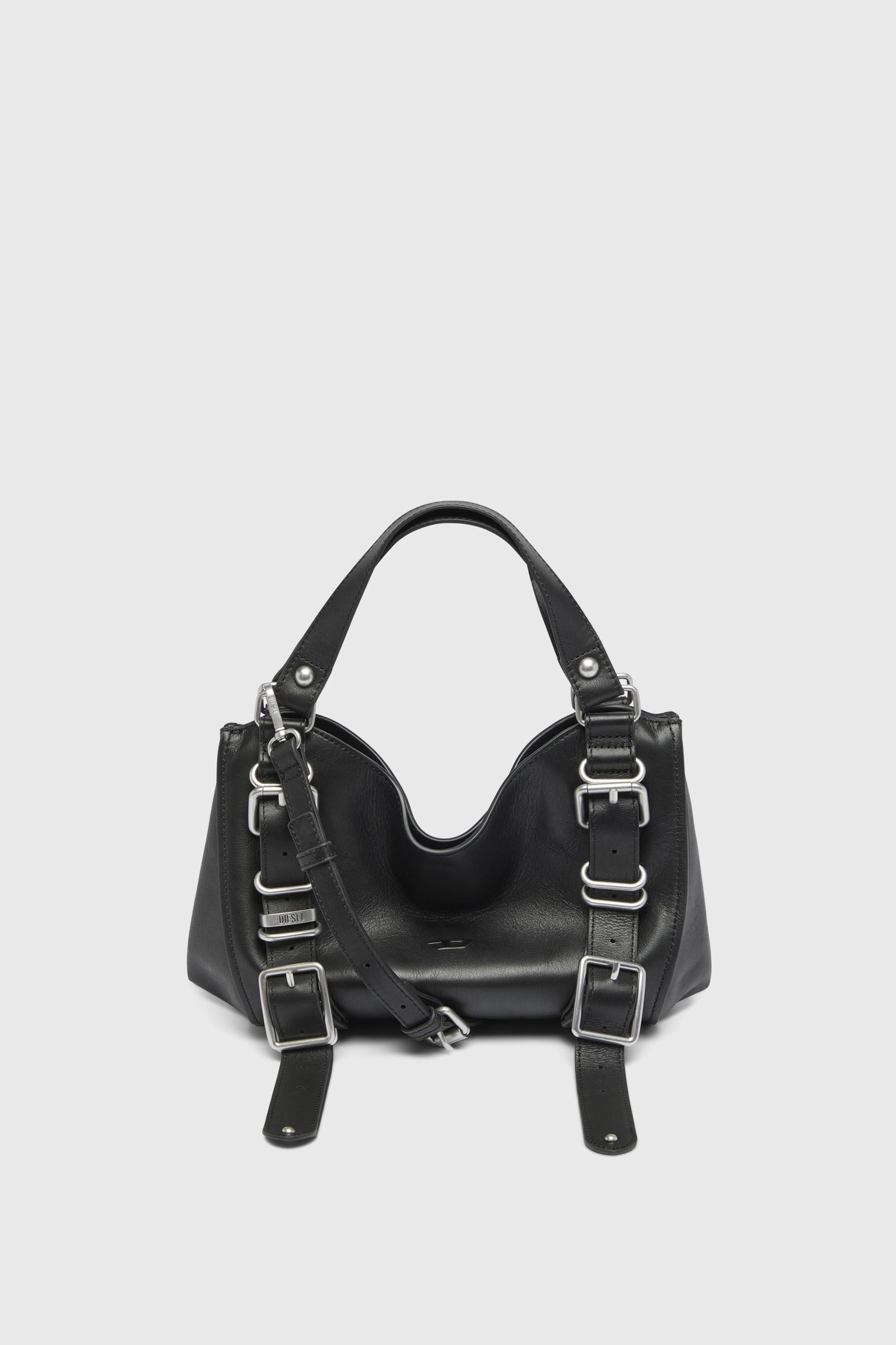 D-ONE TOPHANDLE S D-One-Small top-handle bag in treated leather