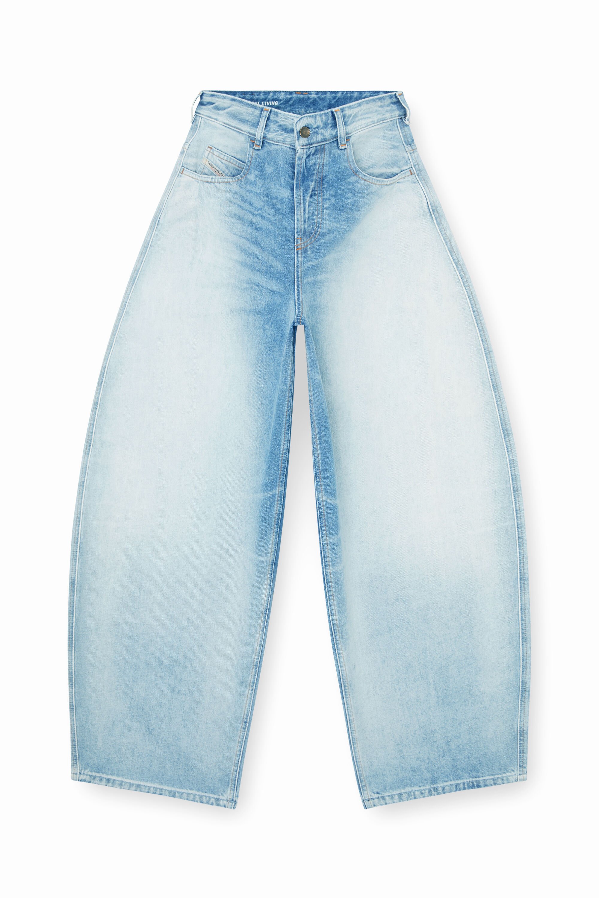 Diesel - Female's Relaxed Jeans 1987 D-Khelz 007EE, ライトブルー - 6