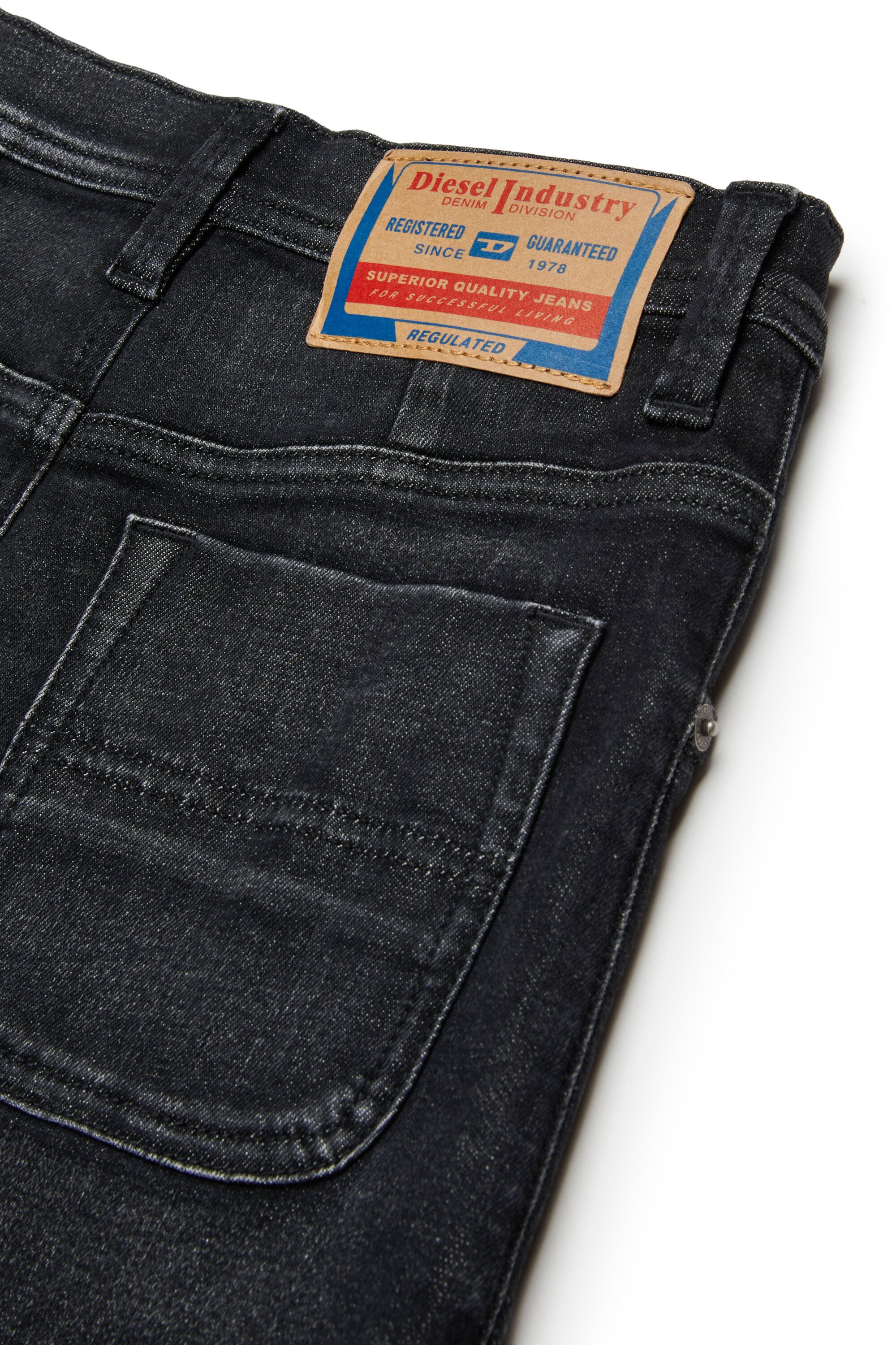 Diesel - GEALBUS, Female's デニムスカート in ブラック/ダークグレー - 4