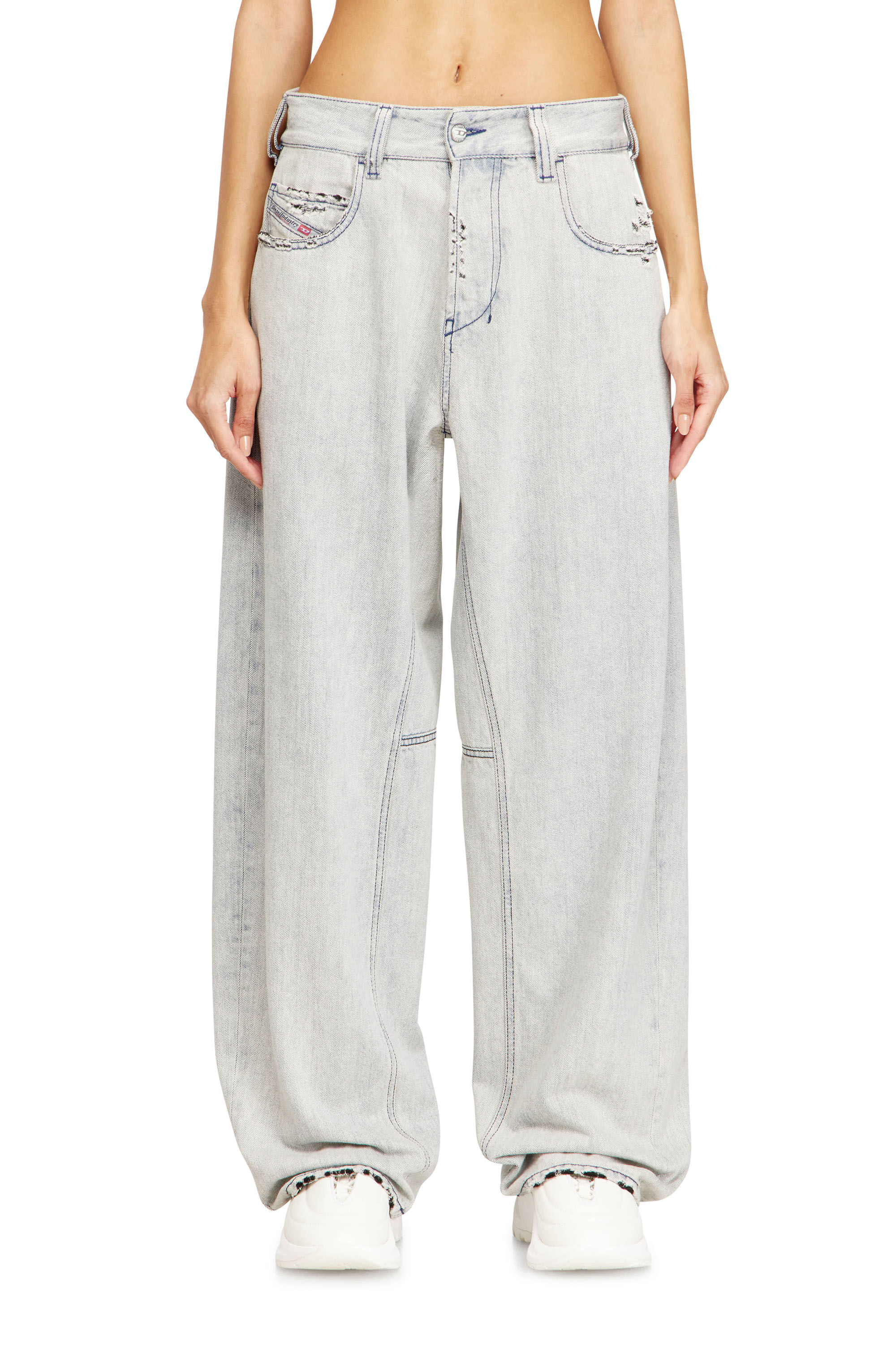 Diesel - Unisex's Relaxed Jeans 1997 D-Enim-M 068UR, ライトブルー - 6