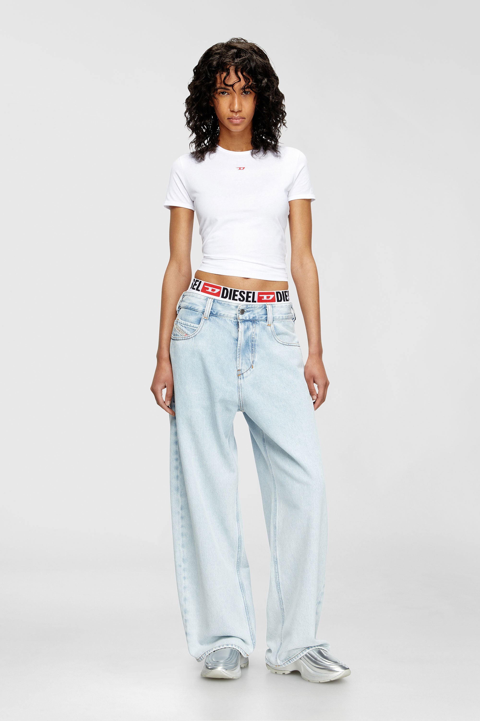 Diesel - Unisex's Relaxed Jeans 1997 D-Enim-M 09M74, ライトブルー - 5