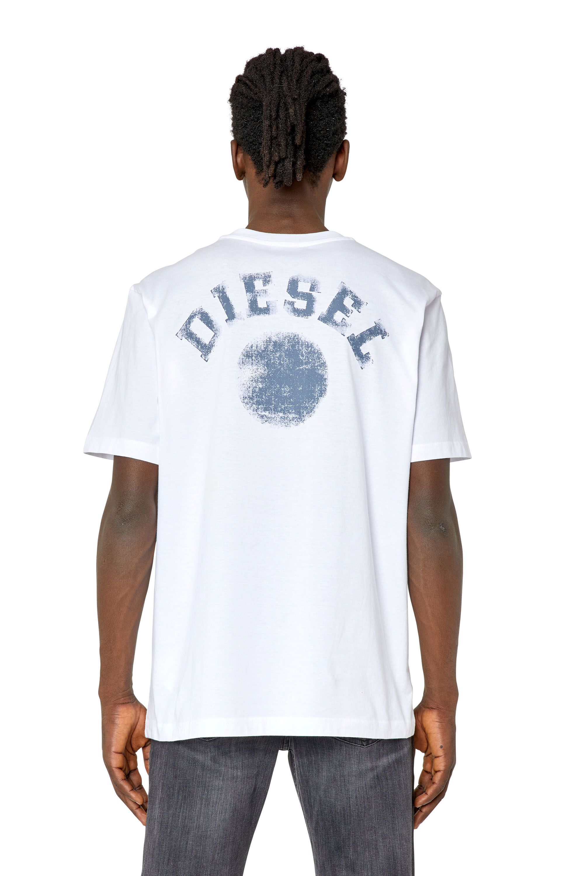 Diesel - T-JUST-K3, Male's Tシャツ レギュラーフィット in ホワイト - 5