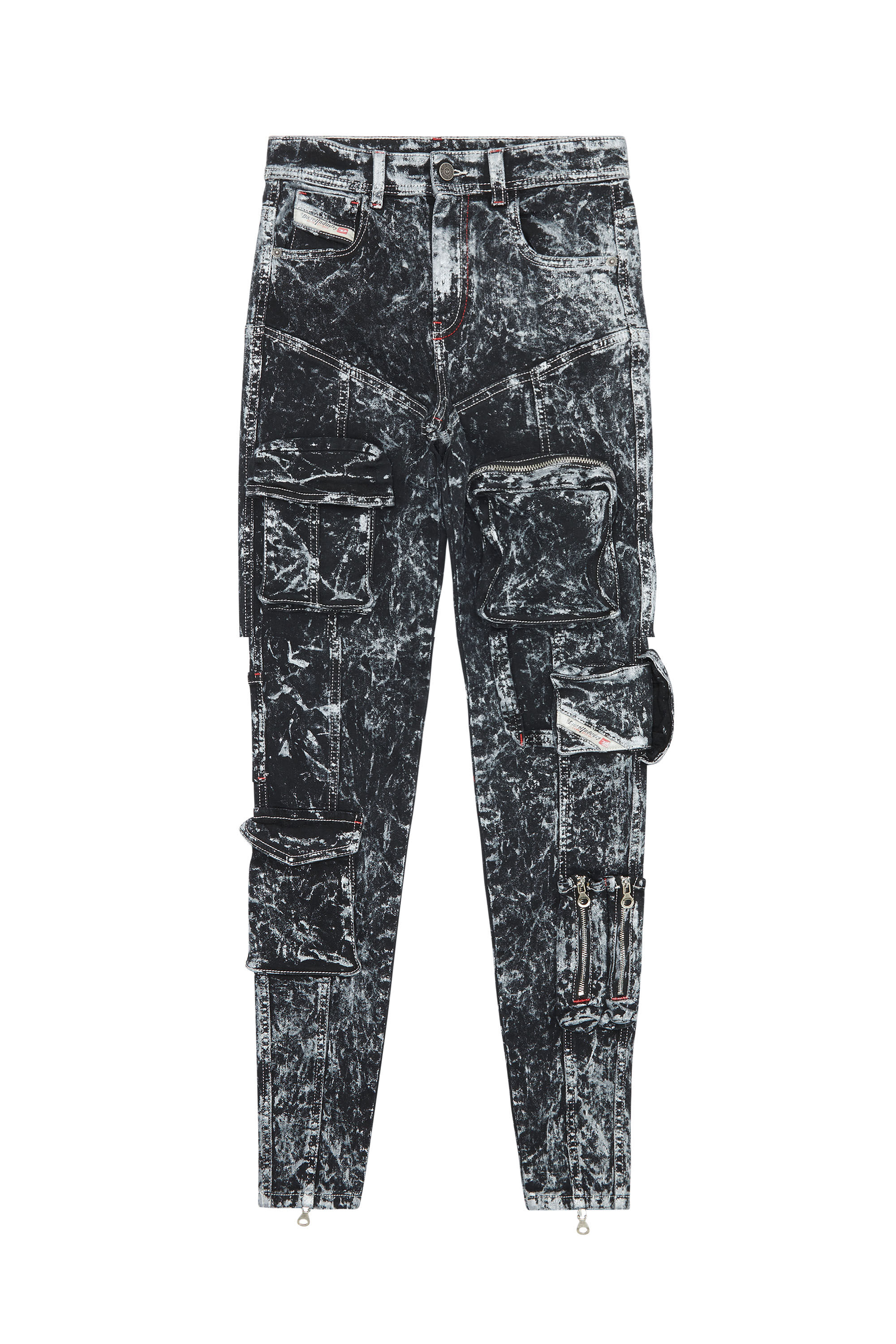 Diesel 1984 Slandy High カーゴジーンズ Women's Skinny Cargo Jeans | Light blue | Diesel 1984 Slandy