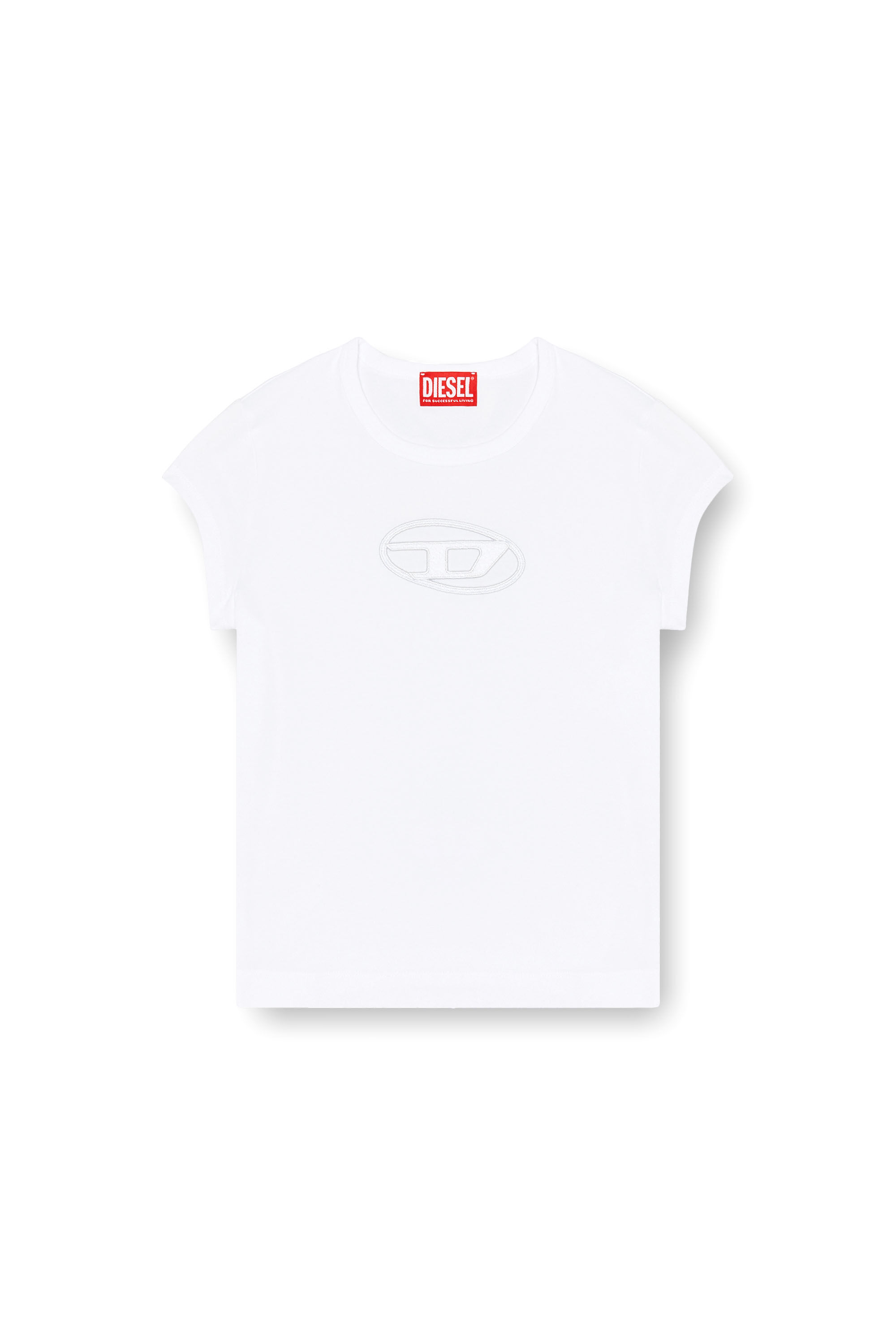 T-ANGIE｜ウィメンズ｜ロゴTシャツ ｜ホワイト｜ディーゼル（DIESEL 