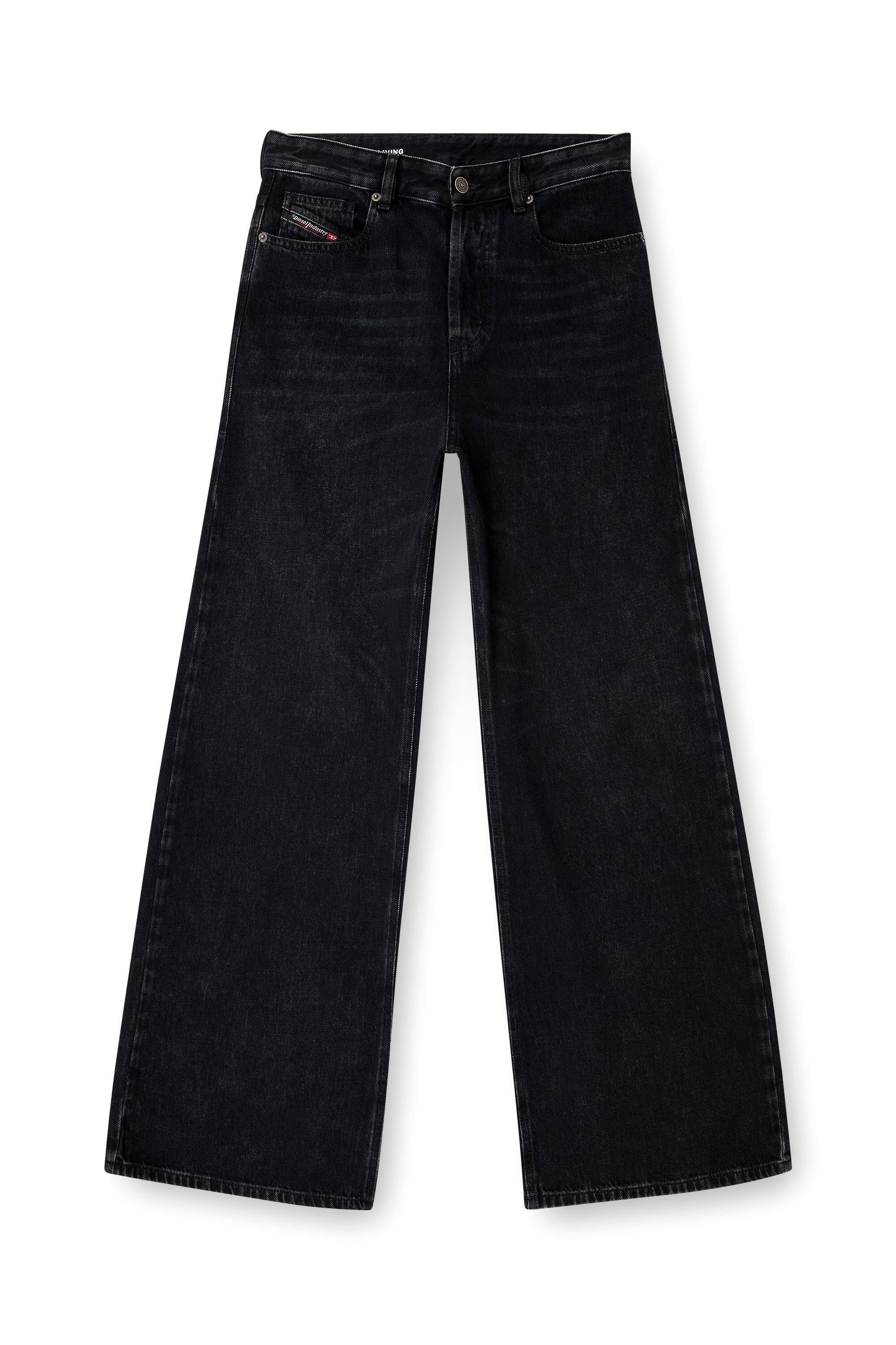 Diesel - Unisex's Relaxed Jeans 1996 D-Sire 09P09, ブラック/ダークグレー - 8