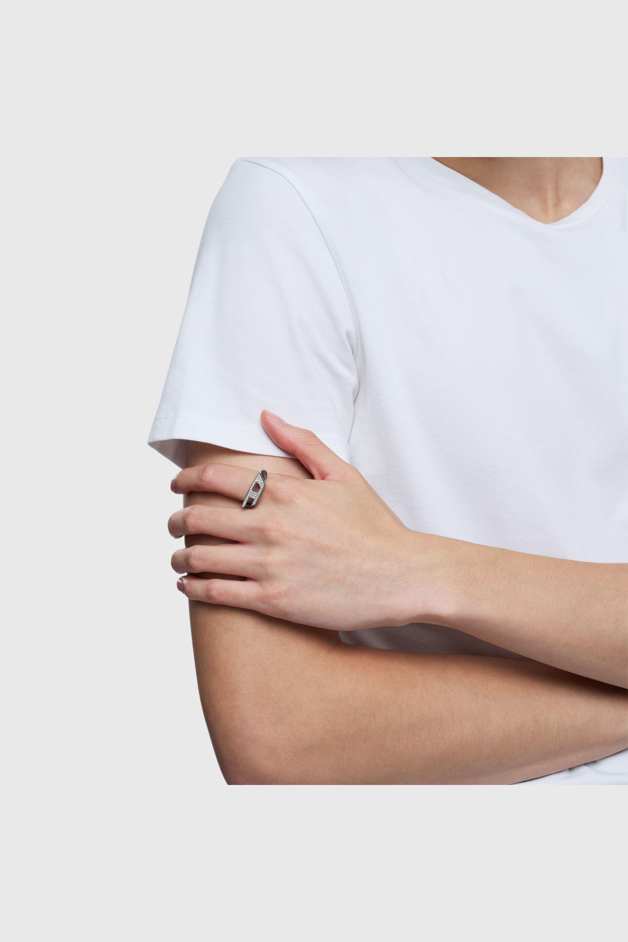 DX1629040 JEWELLERY リング｜シルバー｜ウィメンズ｜DIESEL