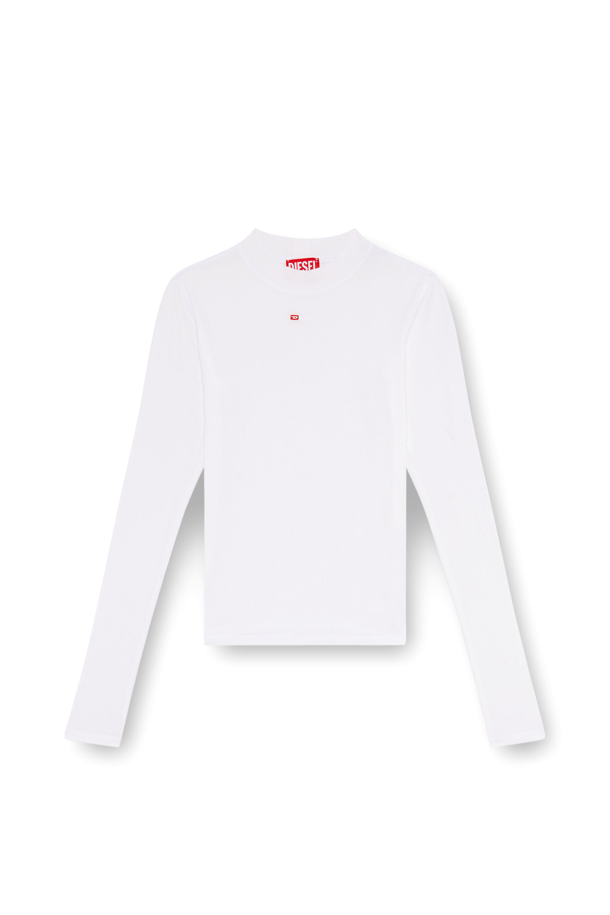 T-MOKKY-LS-MICRODIV ロングTシャツモックネックリブトップス 