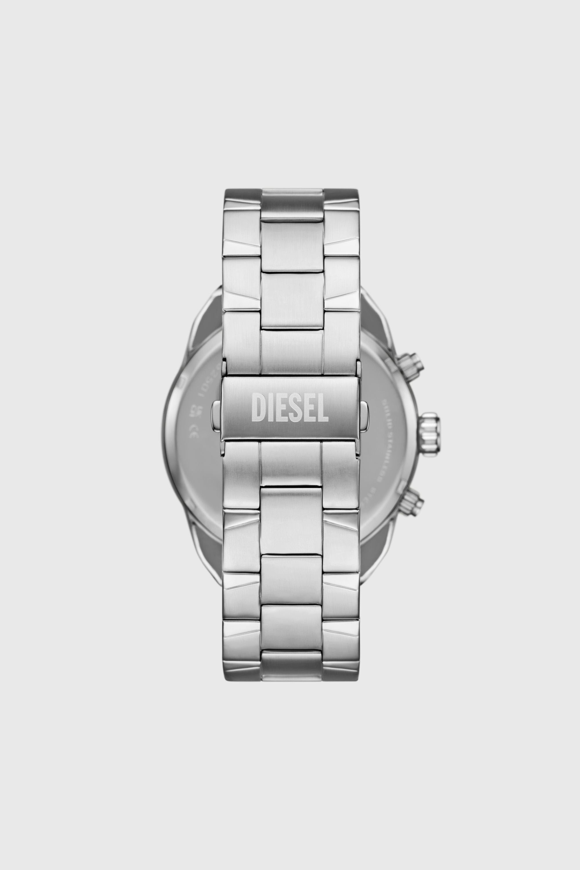 DZ4677 Spiked stainless steel watch｜シルバー｜メンズ｜DIESEL