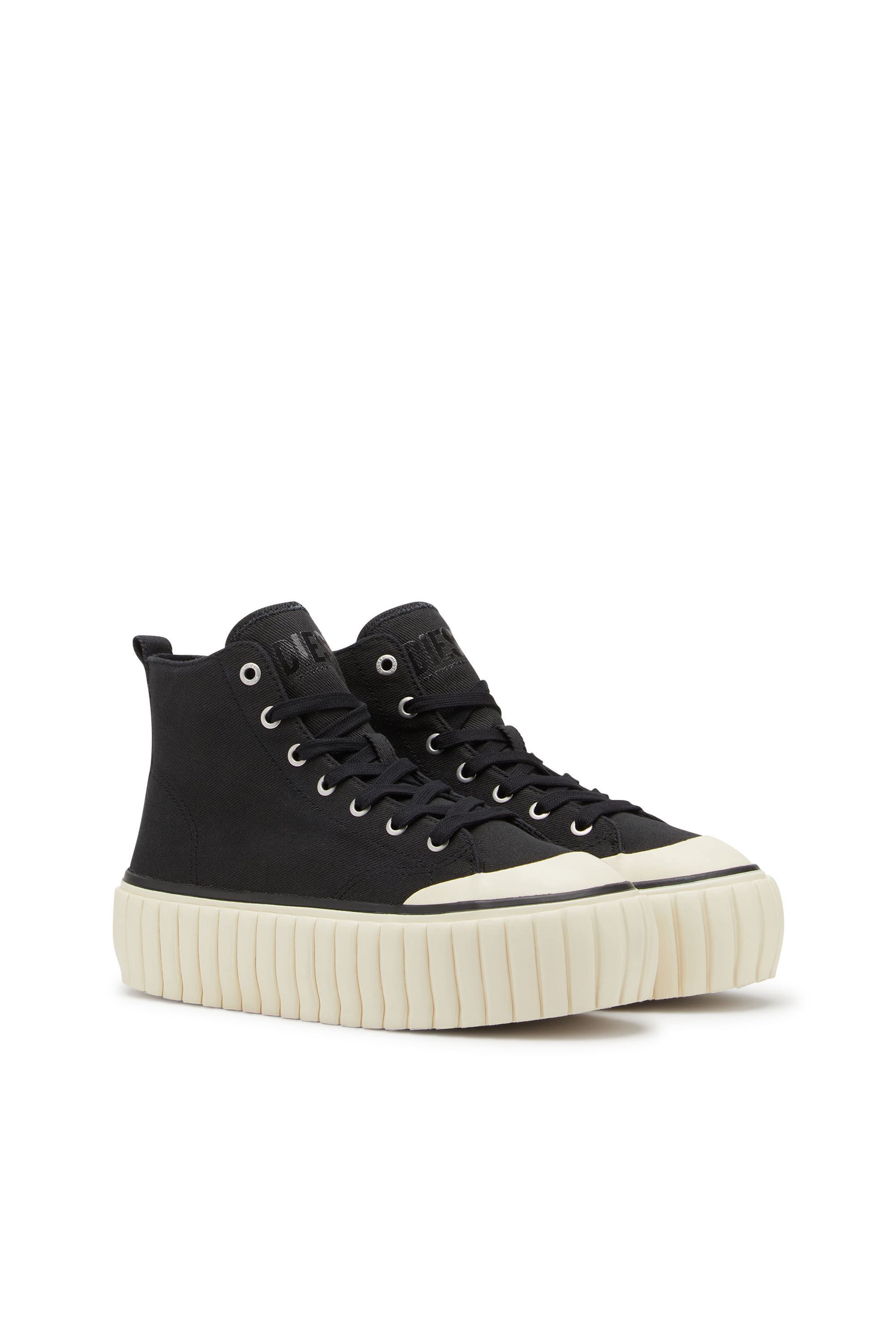 Diesel - S-HANAMI MID X, Female's ハイカット スニーカー - S-Hanami Mid X in ブラック - 3
