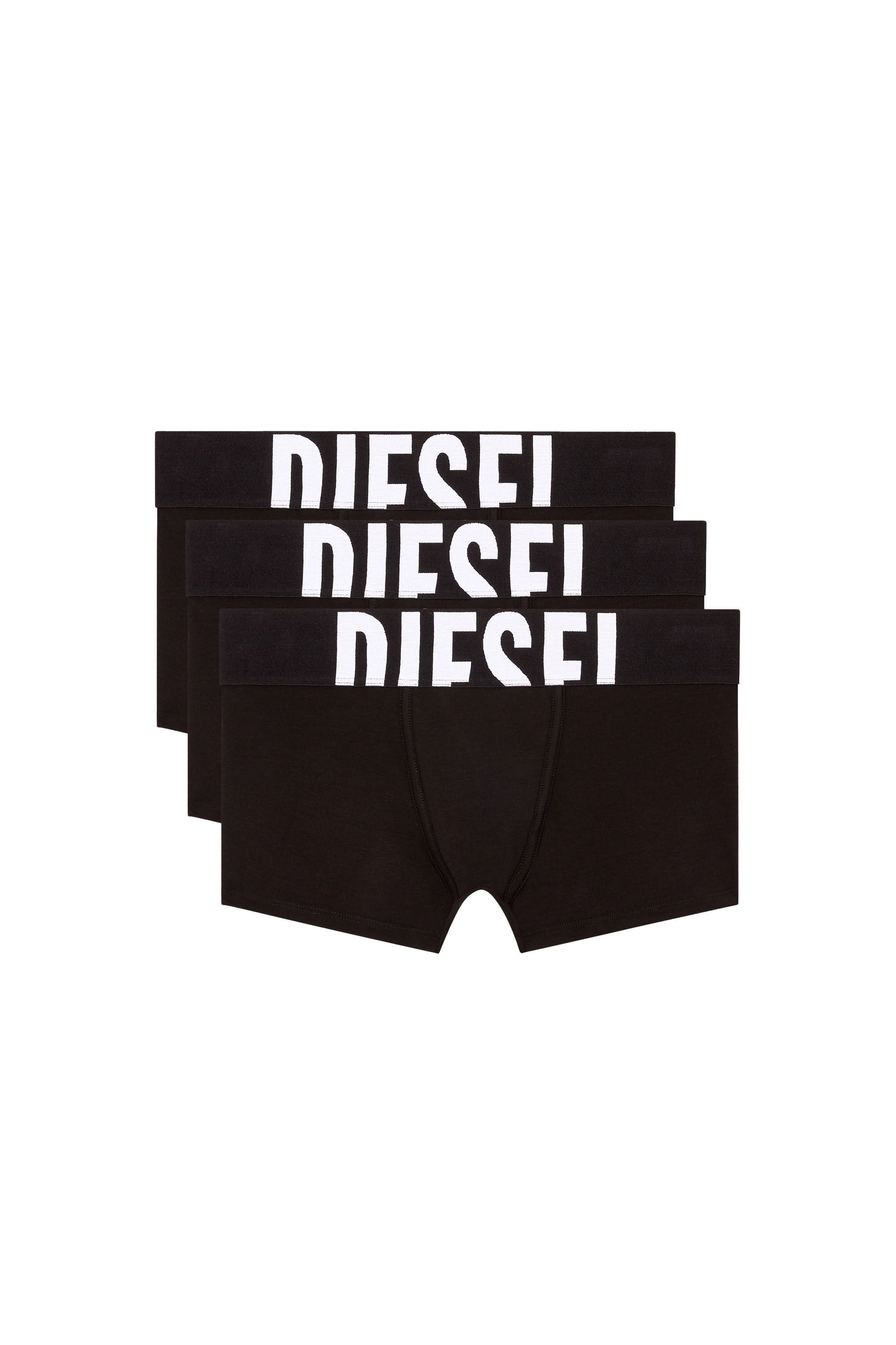 Diesel - UMBX-DAMIENTHREEPACK-5.5EL, Male's Three-pack boxer briefs in stretch cotton in ブラック - 2