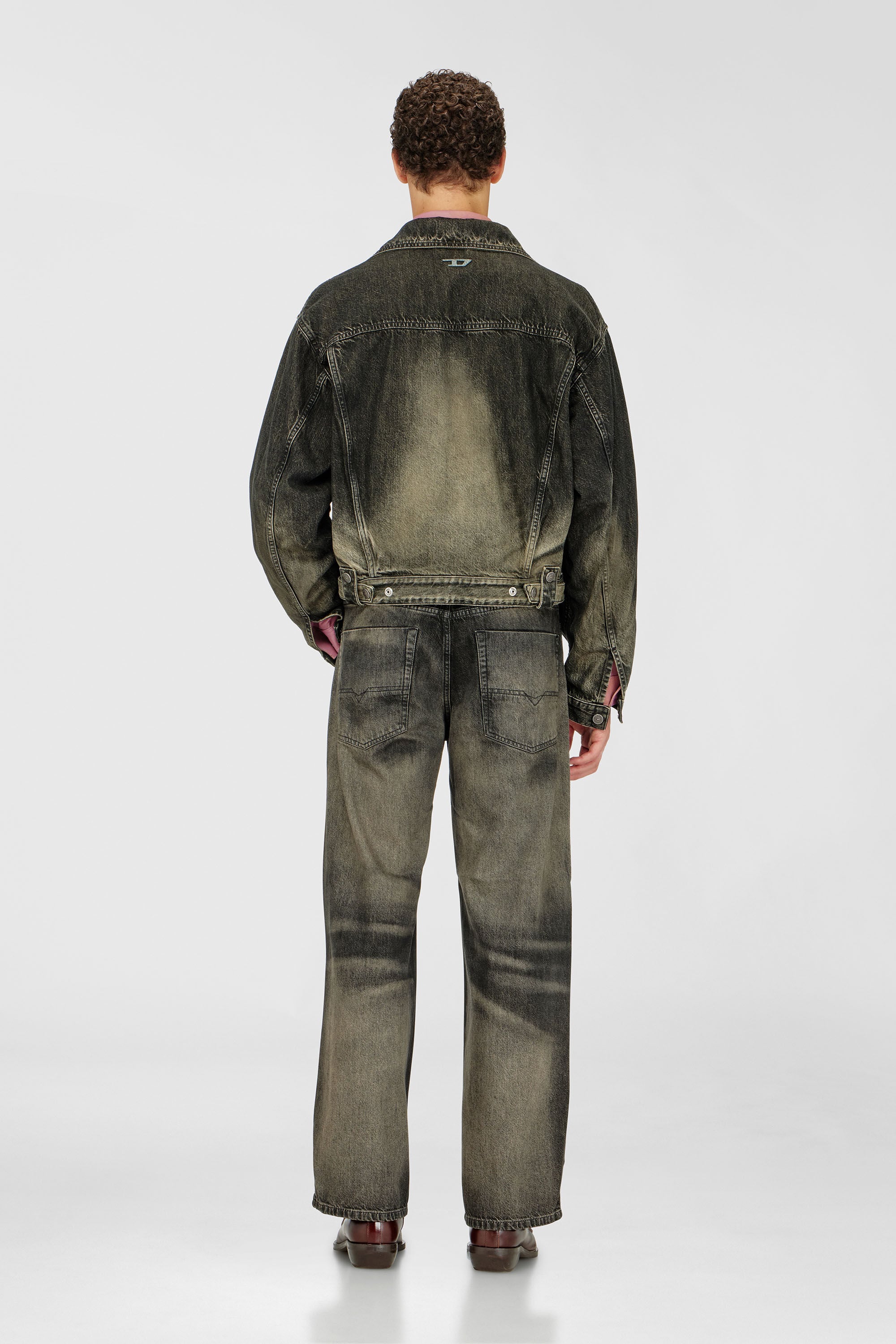 Diesel - Unisex's Relaxed Jeans 1982 D-Hakou 09R33, ブラック/ダークグレー - 3