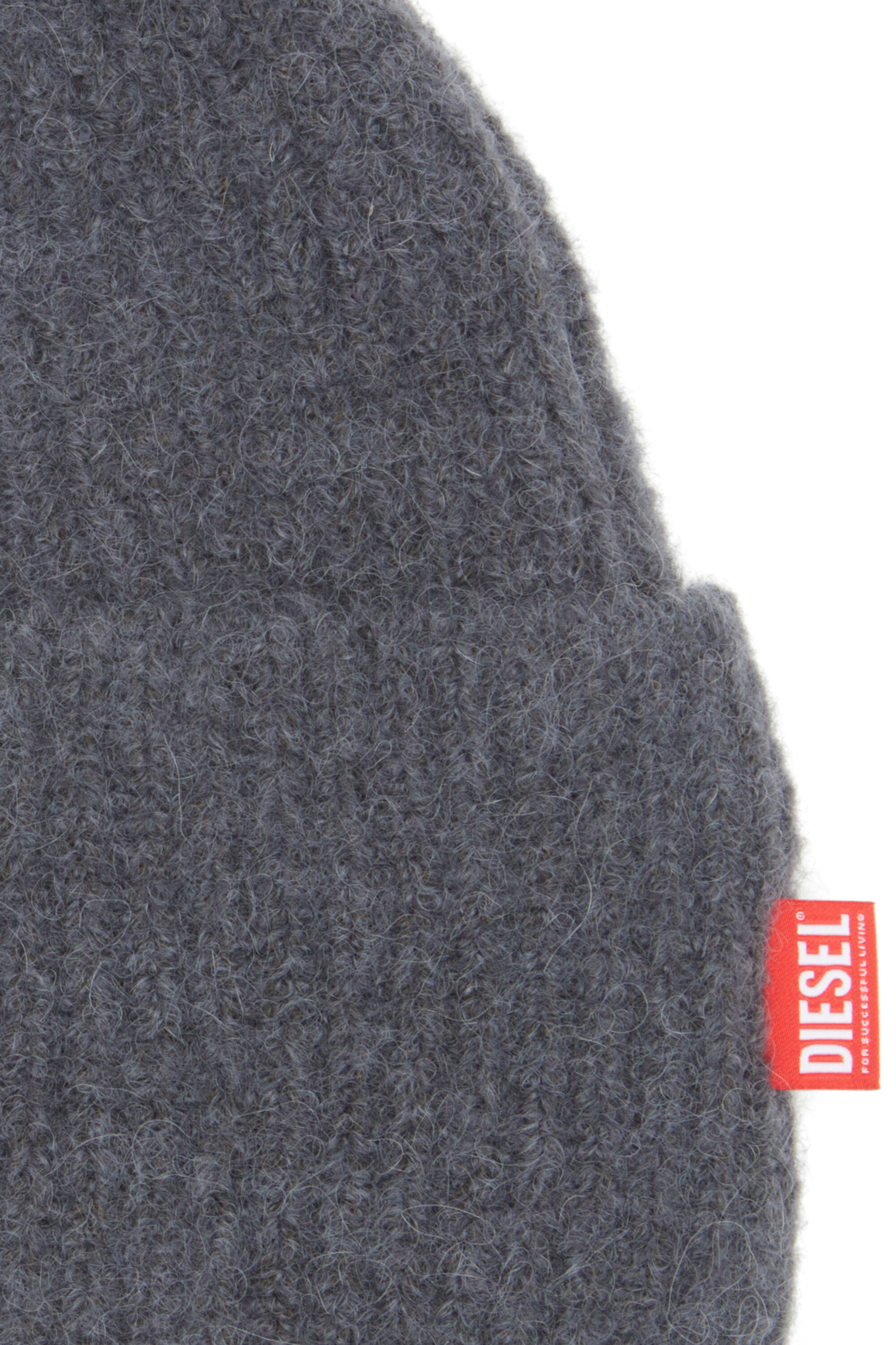 Diesel - K-LOLLO-HAT, Unisex's ニットキャップ in グレー - 3