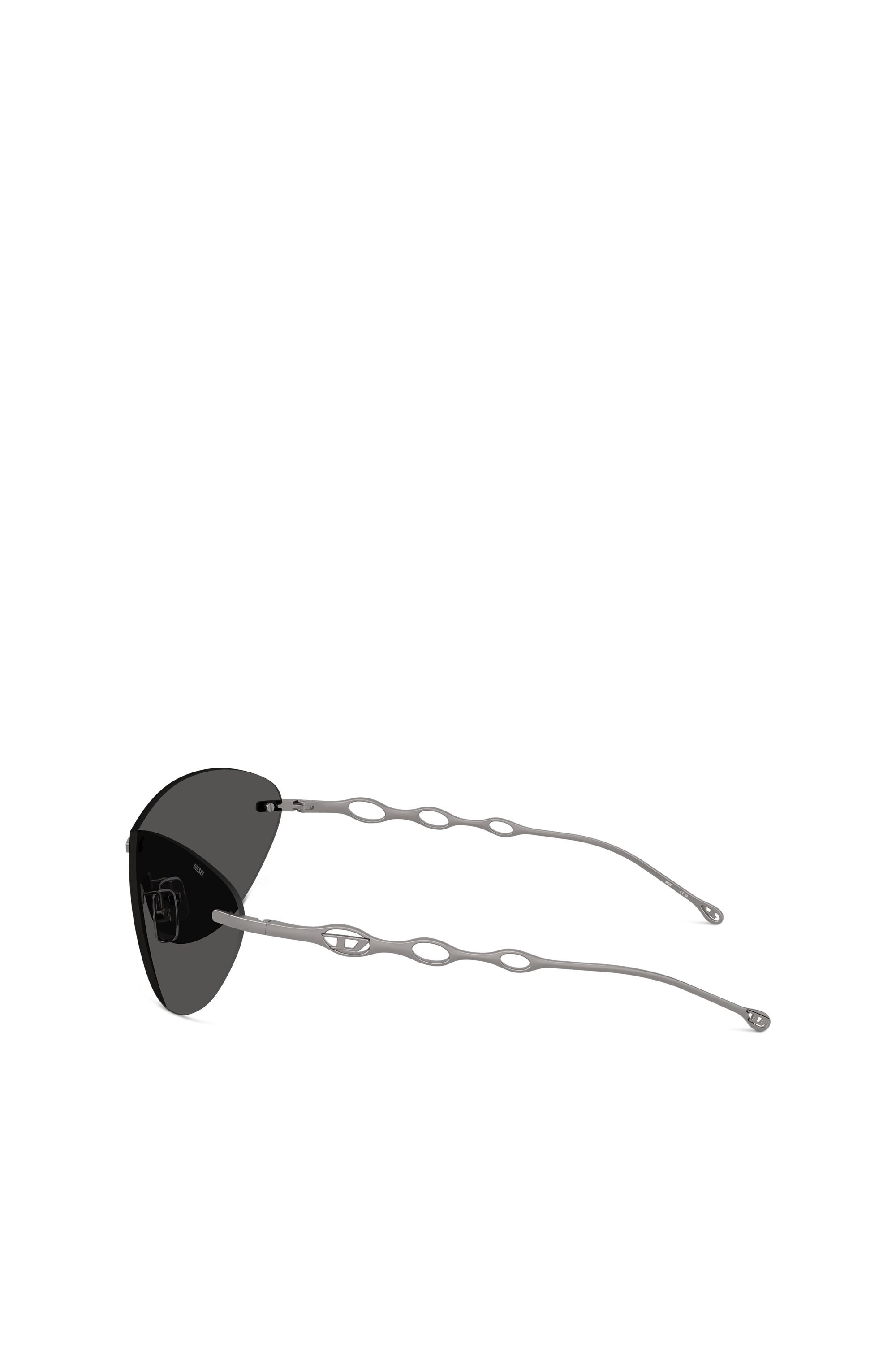 Diesel - 0DL1006 SIZE 35, Unisex's Iconic oval sunglasses in ダークグレー - 2