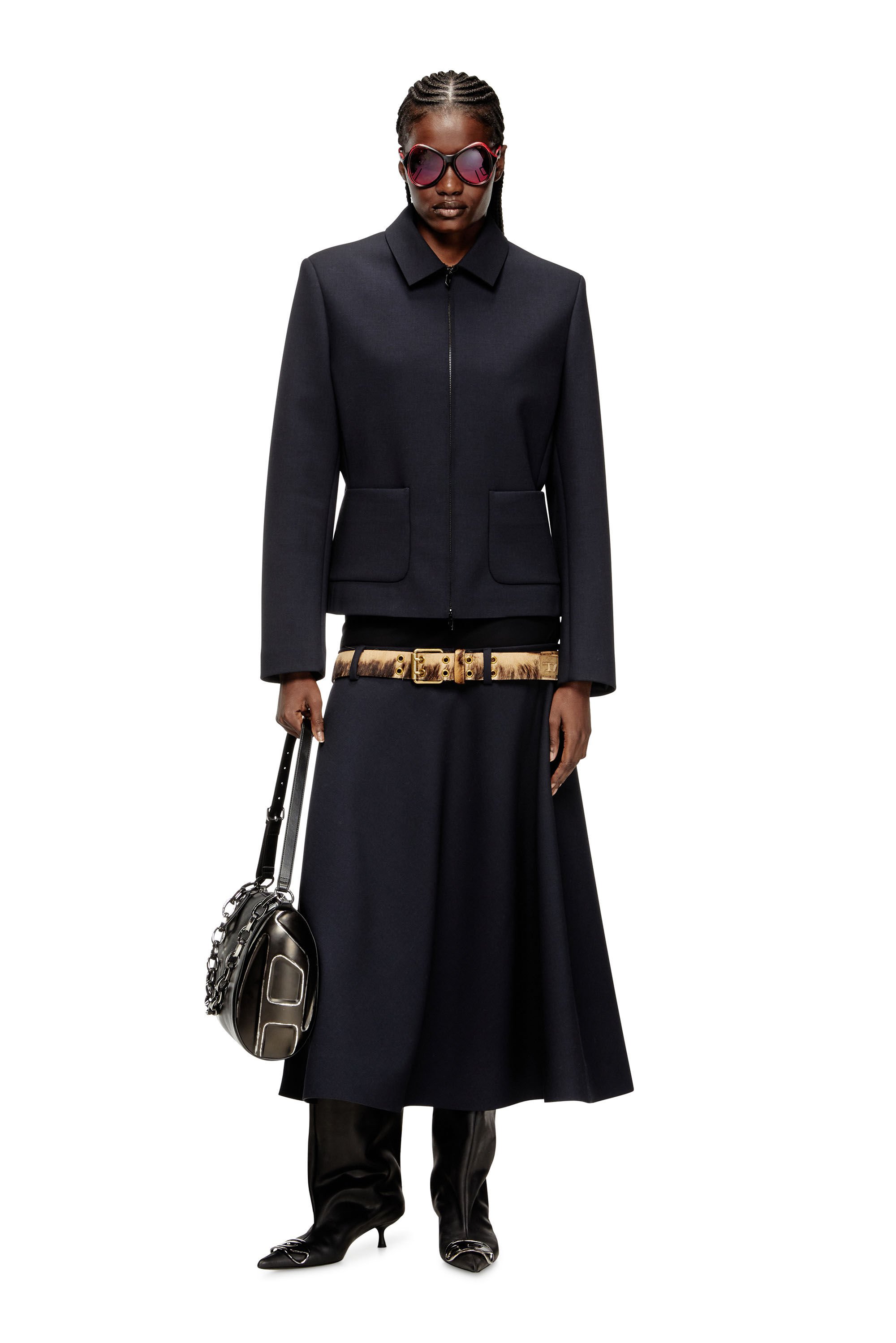 D-VENUS 40 KB TUBE ロングブーツ｜ブラック｜ウィメンズ｜DIESEL