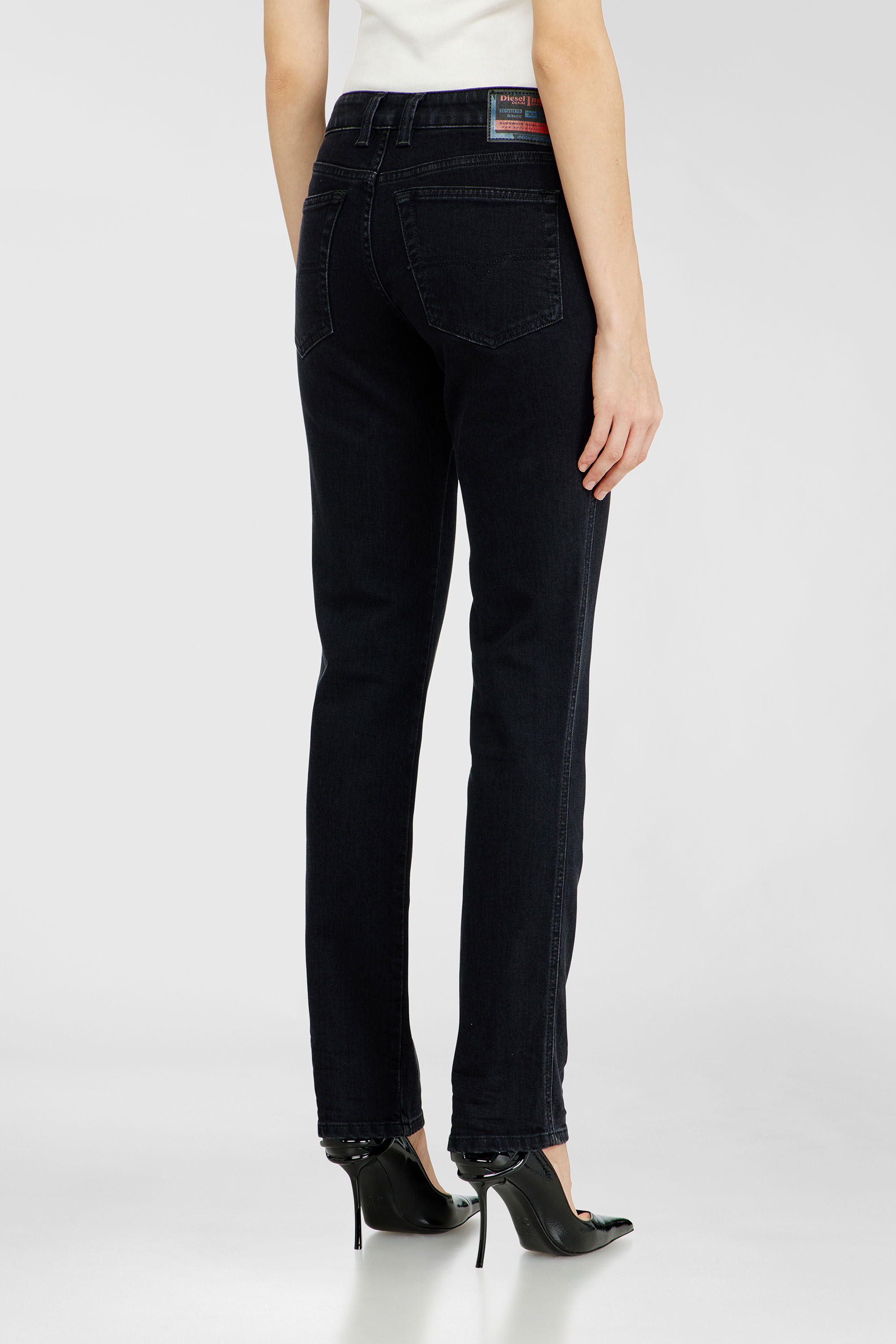 Diesel - Female's Slim Jeans 1992 D-Jiann 09N89, ブラック/ダークグレー - 5